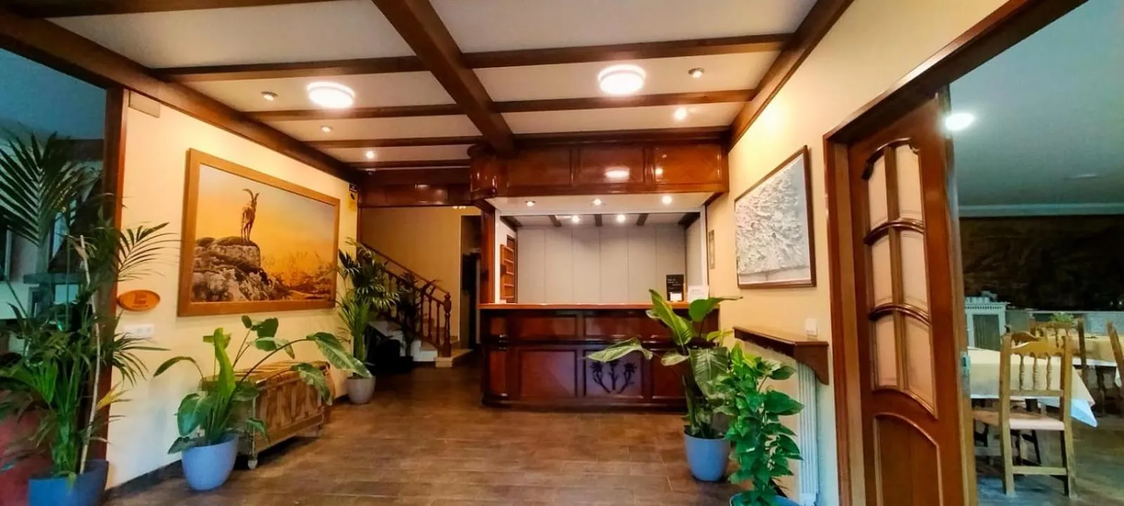 Lobby or reception in Edelweiss Hotel