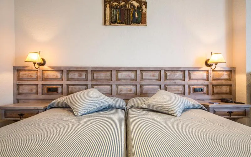 Bed in Hostería del Mar