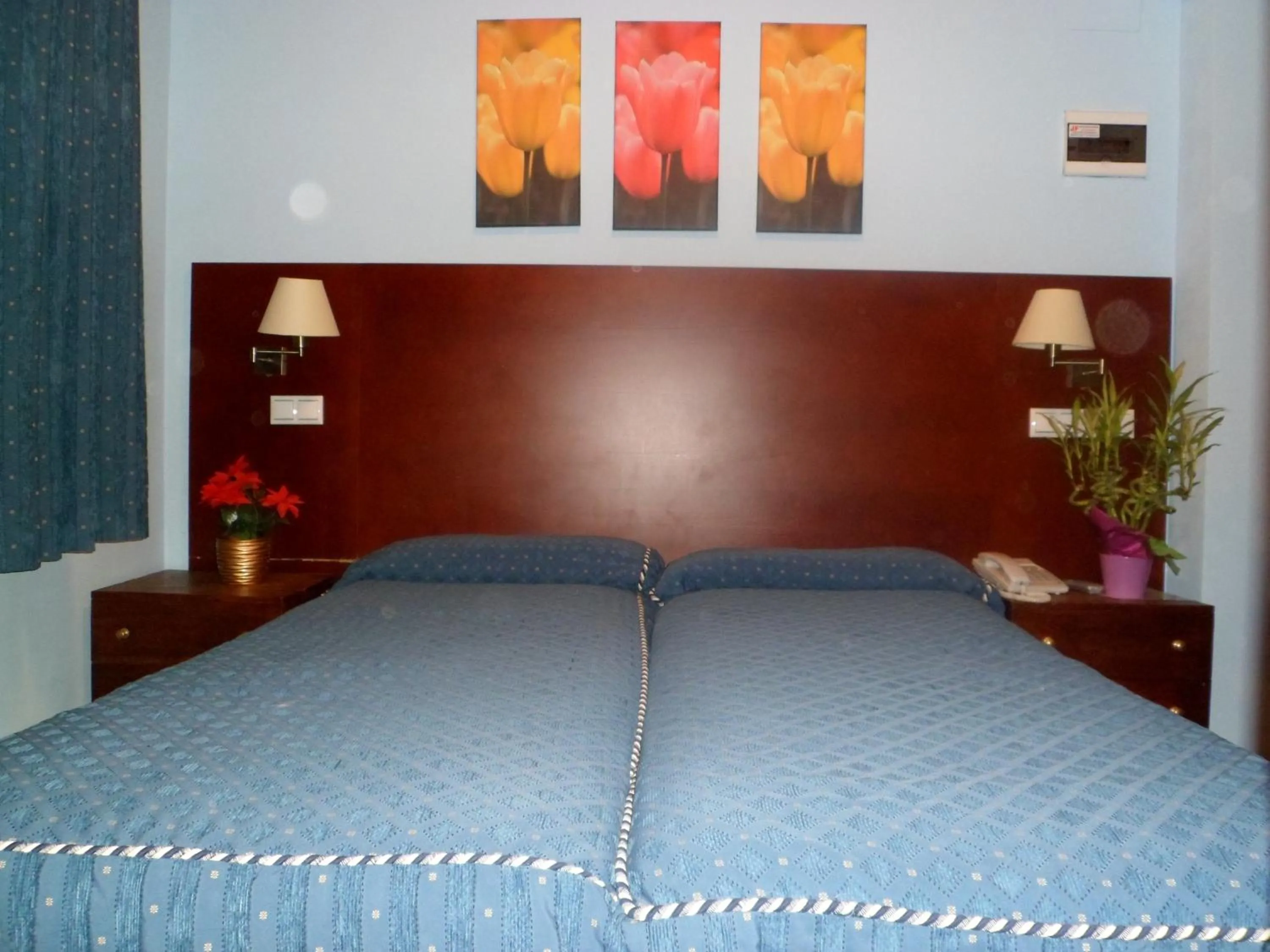 Bed in Auto Check In Hotel Las Nieves