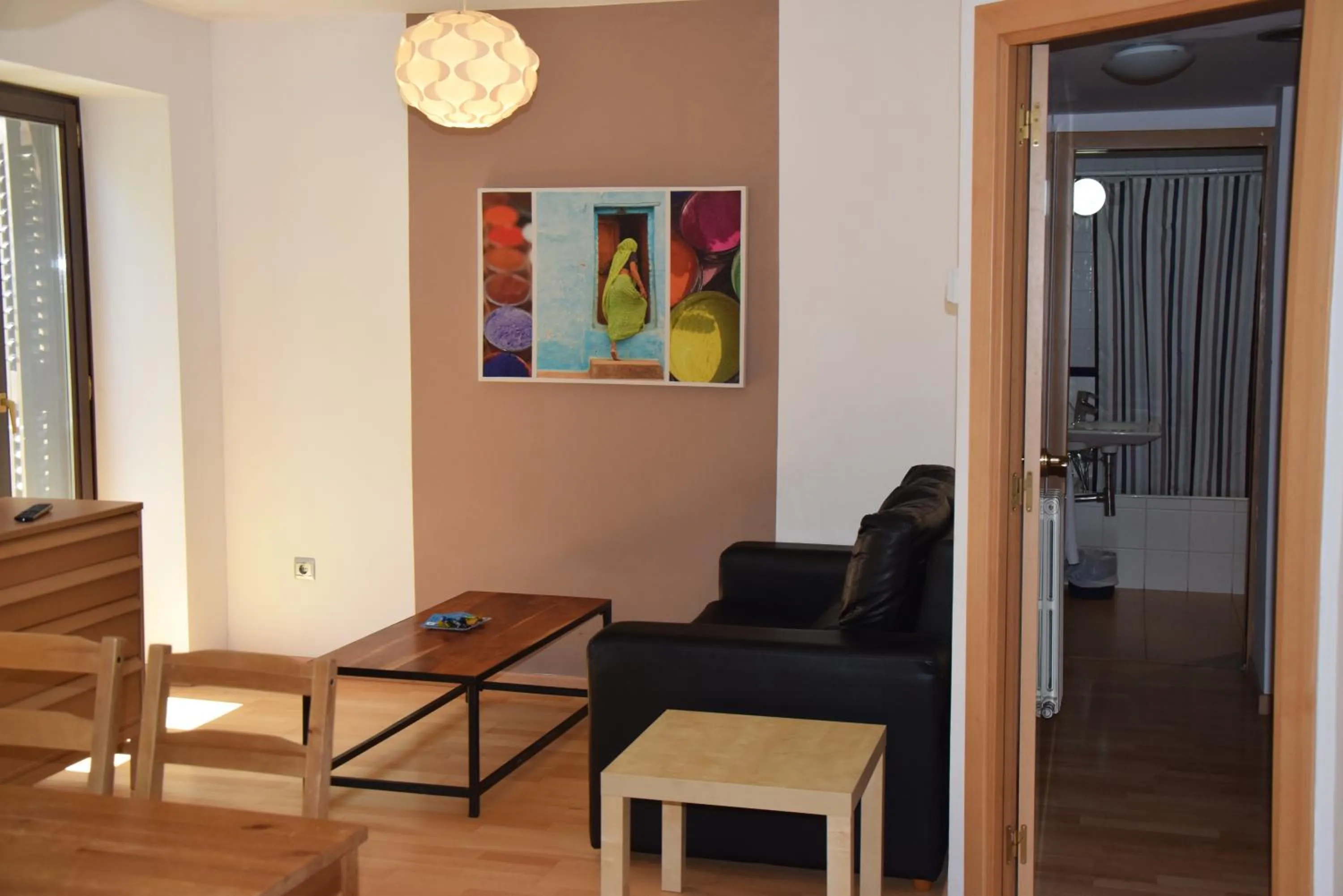 Seating area in Apartamentos Zaragoza Coso