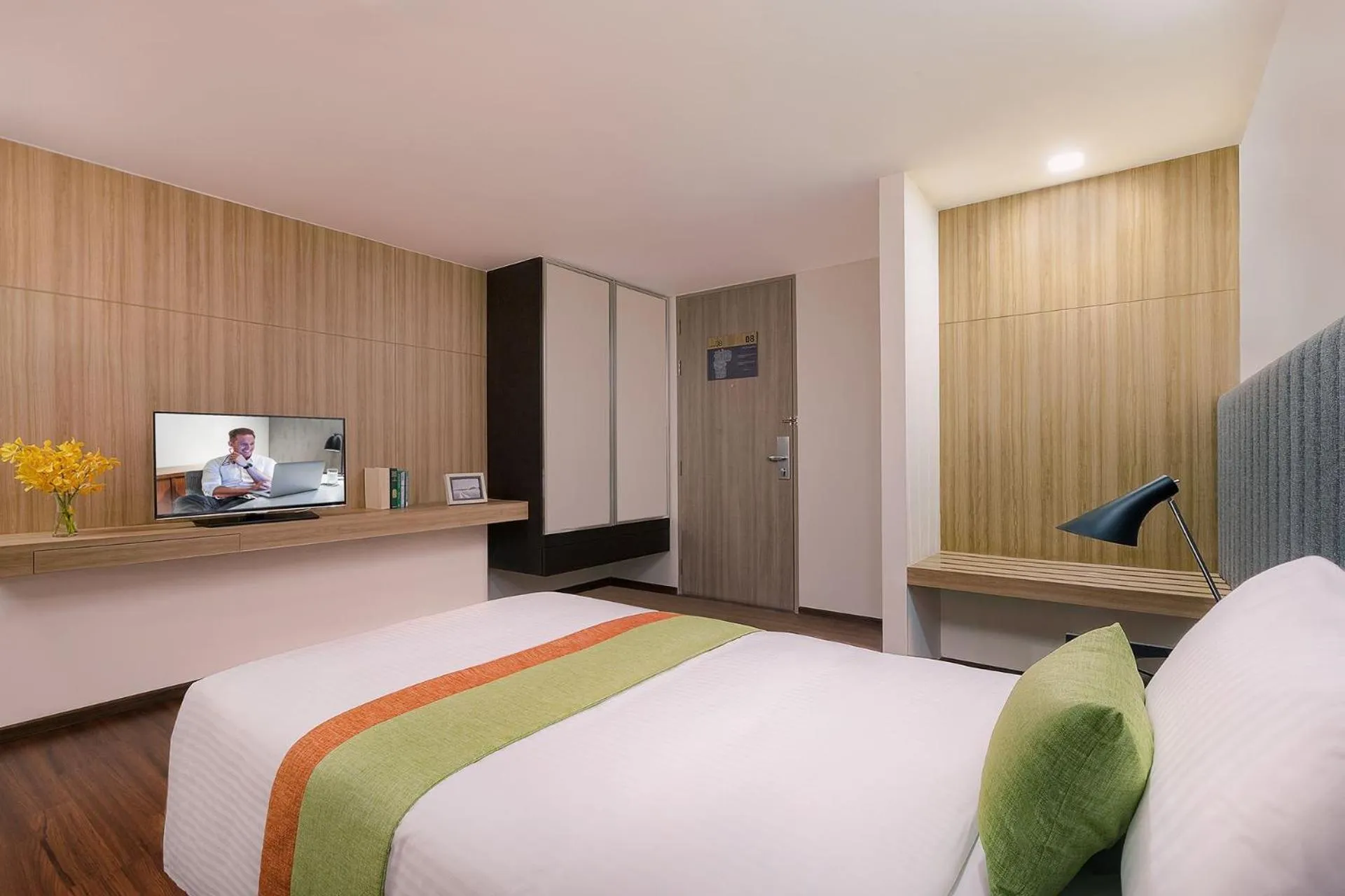 Bedroom, Bed in Somerset Ekamai Bangkok