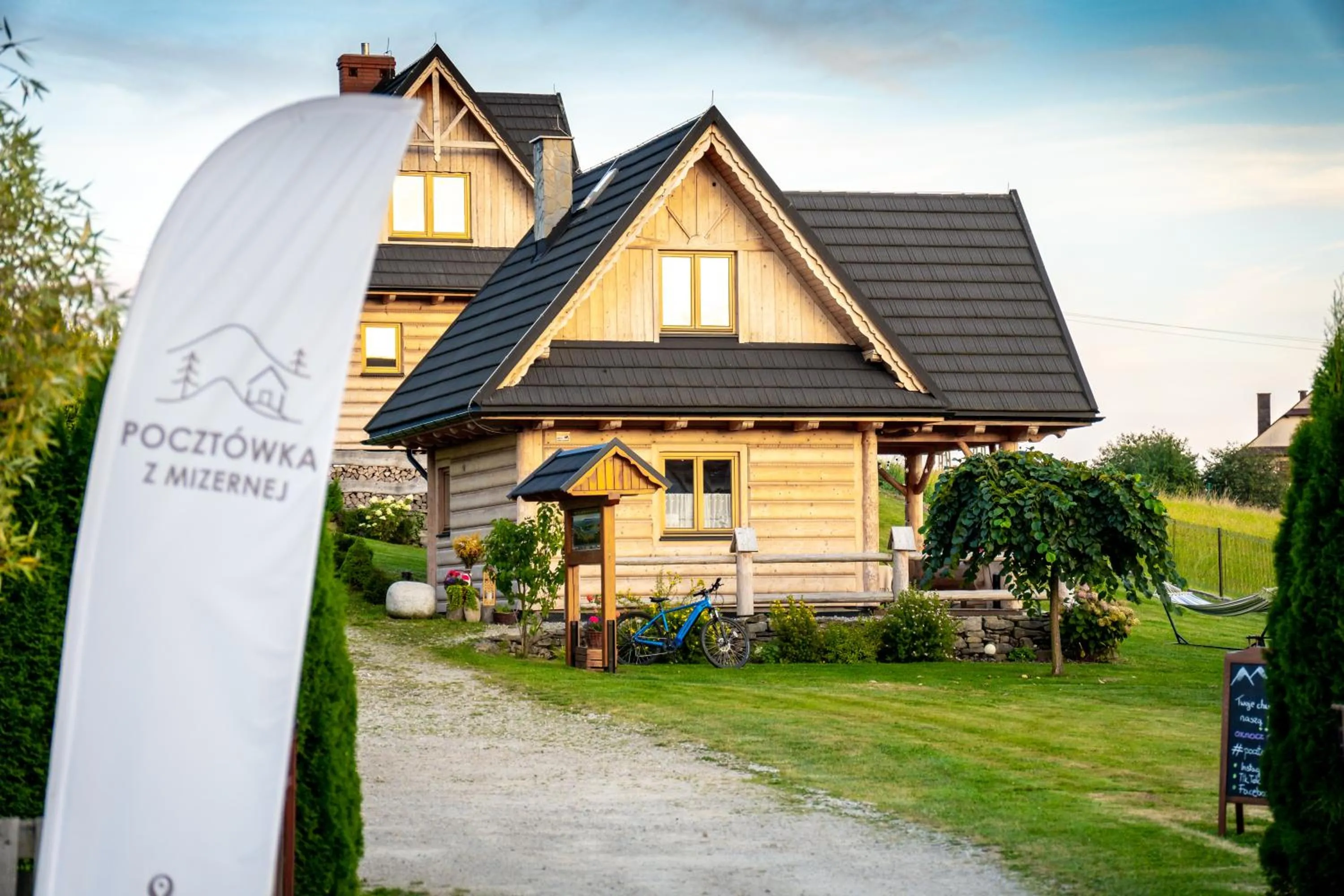 Pocztówka z Mizernej, domki z widokiem na góry, 1 km od Velo Czorsztyn, Jezioro Czorsztyńskie, rowery, cisza, spokój