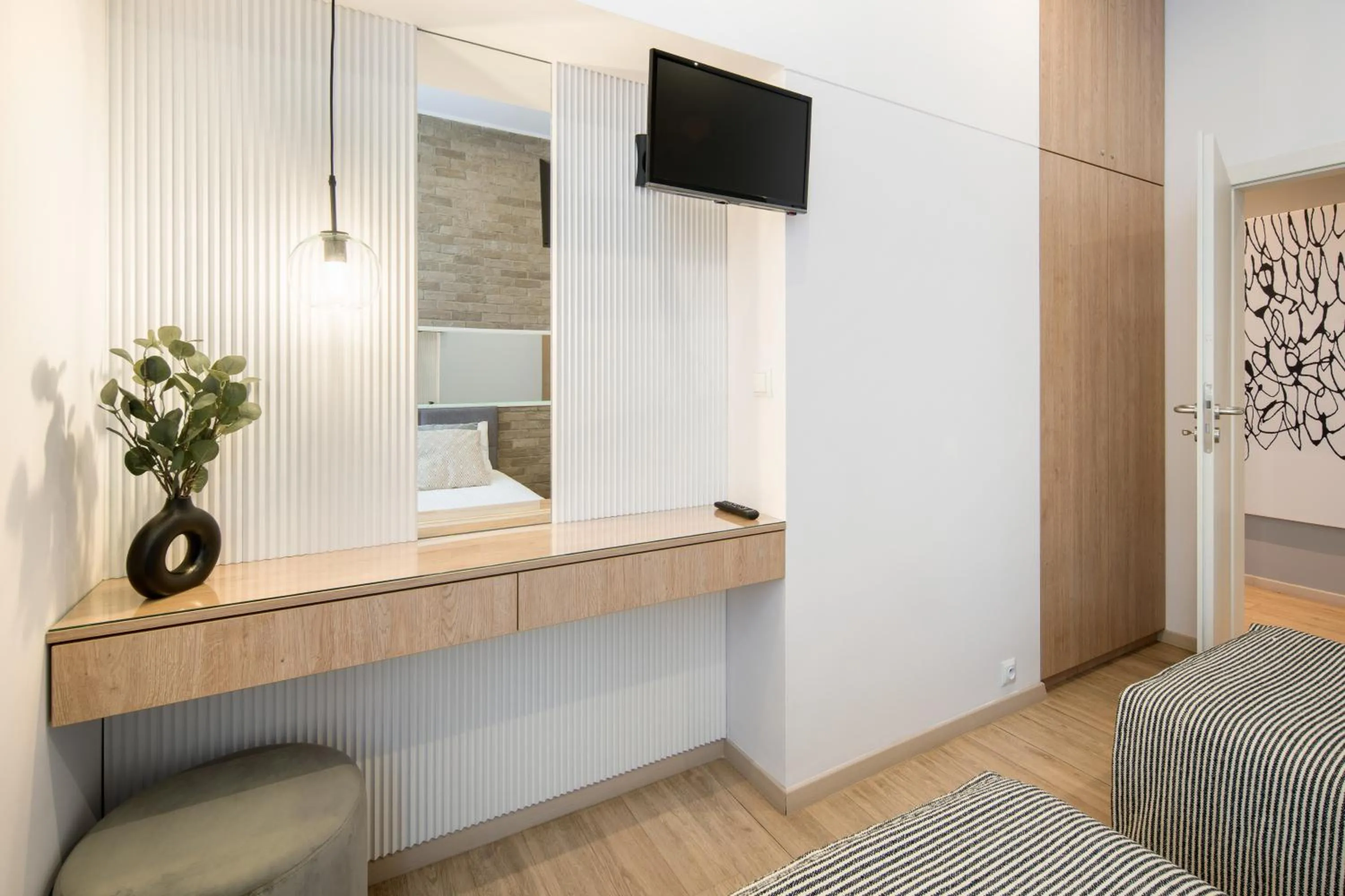 Bed in Beautiful Apartment with 2 bedrooms for 7 guests, Jewish District