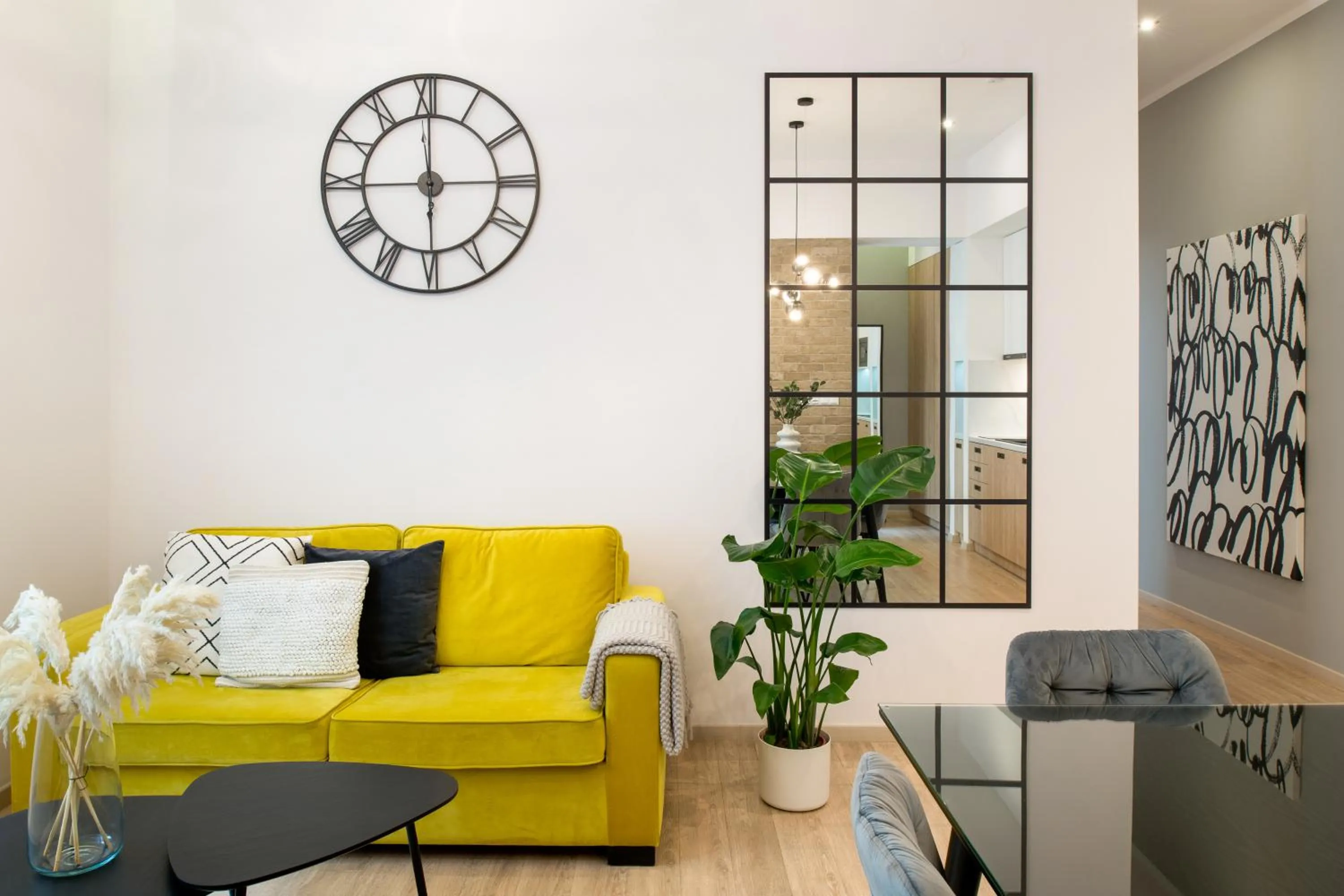 Kitchen or kitchenette in Beautiful Apartment with 2 bedrooms for 7 guests, Jewish District