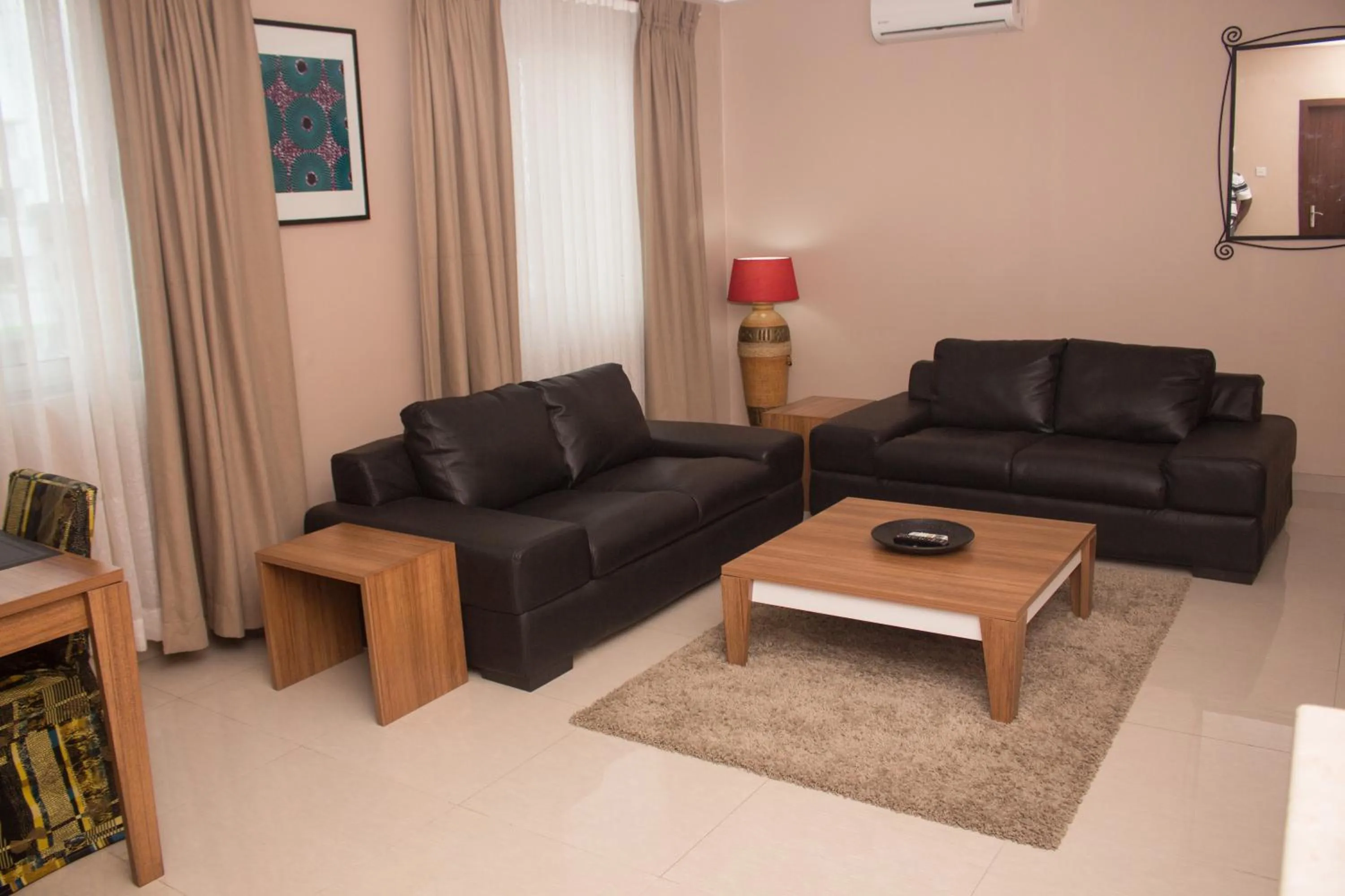 Living room in Manjaro Suites