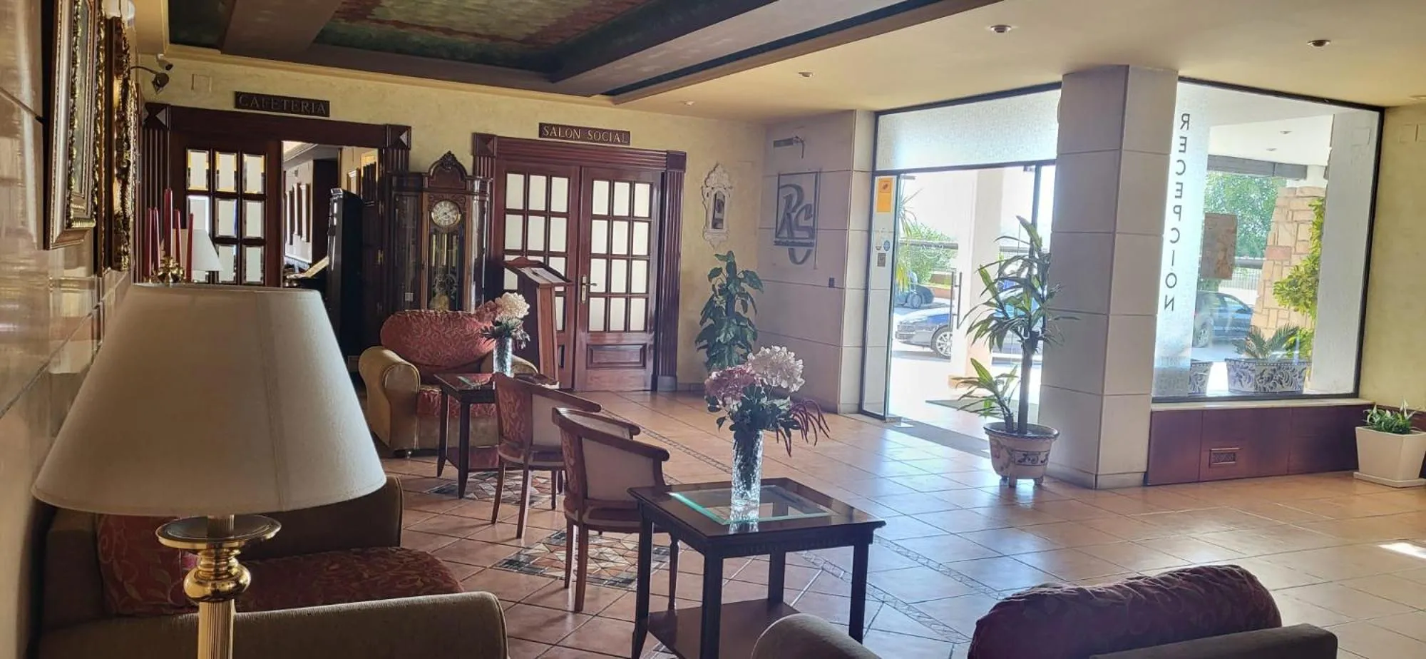 Lobby or reception in Hotel Salvador