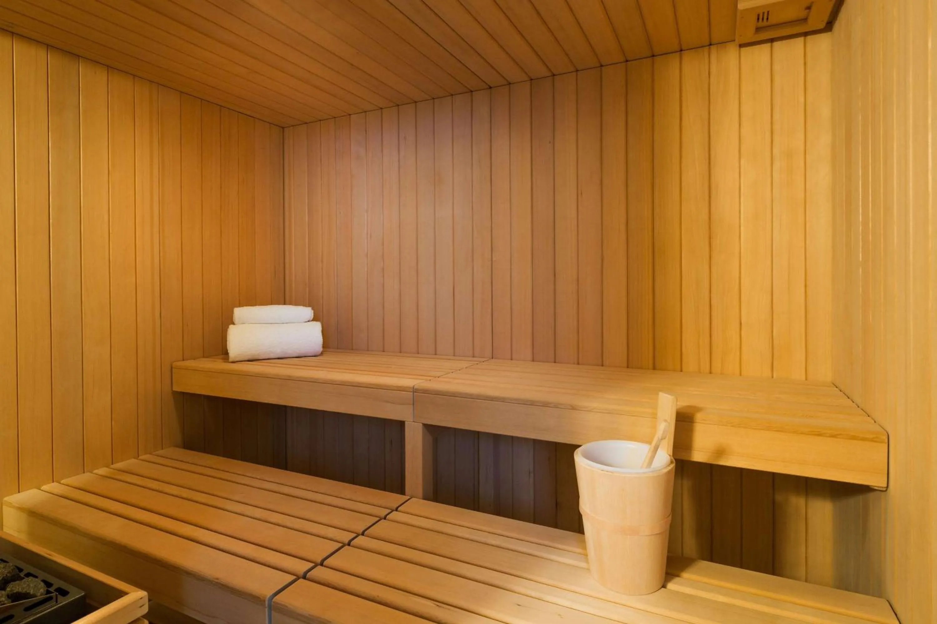 Sauna in Hôtel Le Rive Droite & SPA