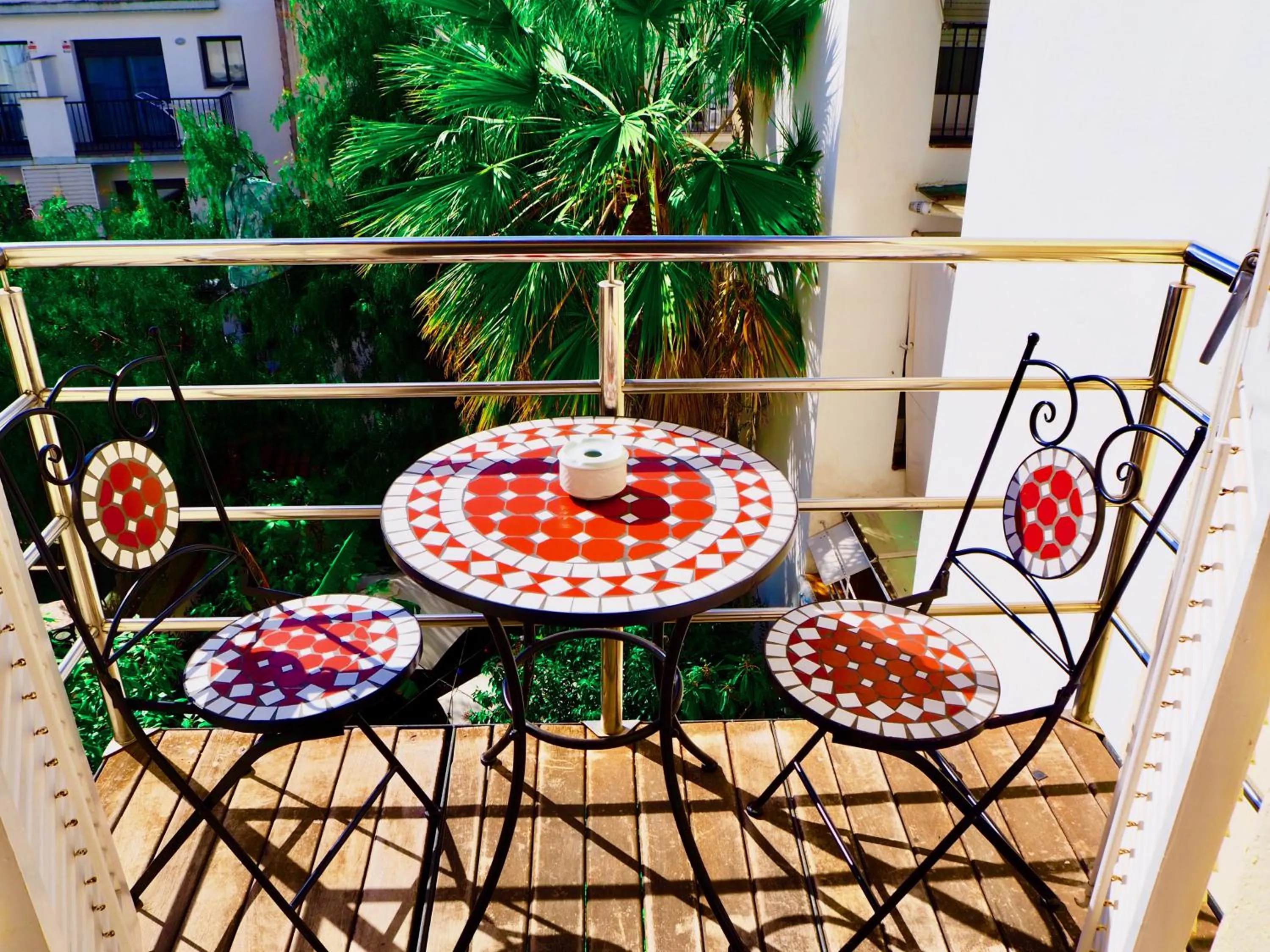 Balcony/Terrace in Privat Hotel Liberty Sitges