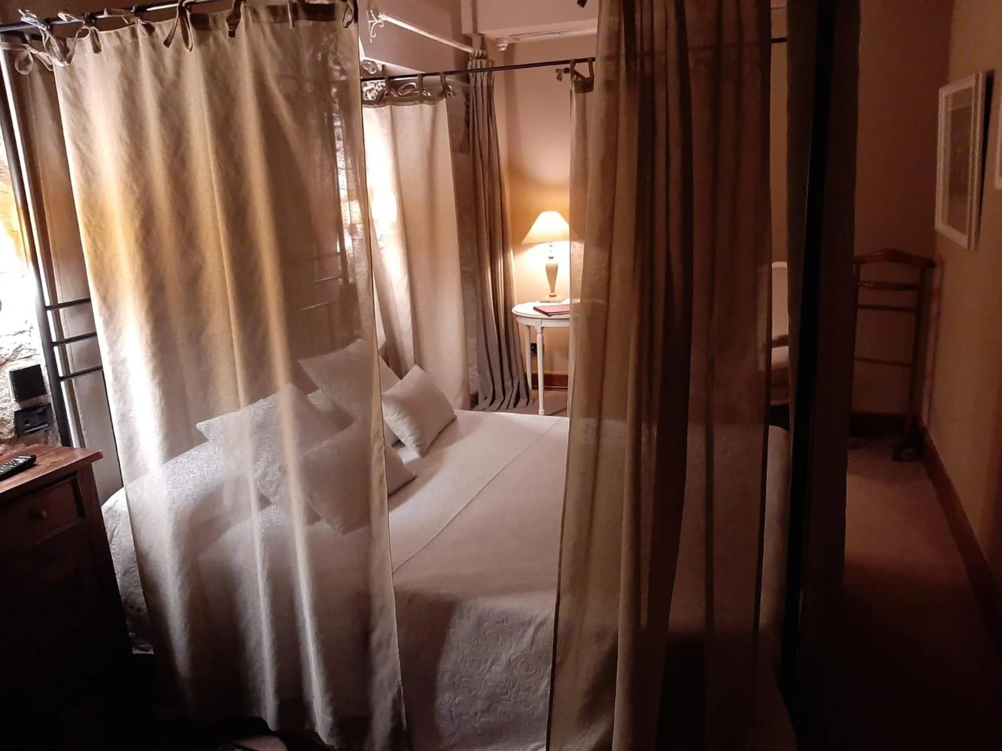 Bed in Hotel Castillo El Collado