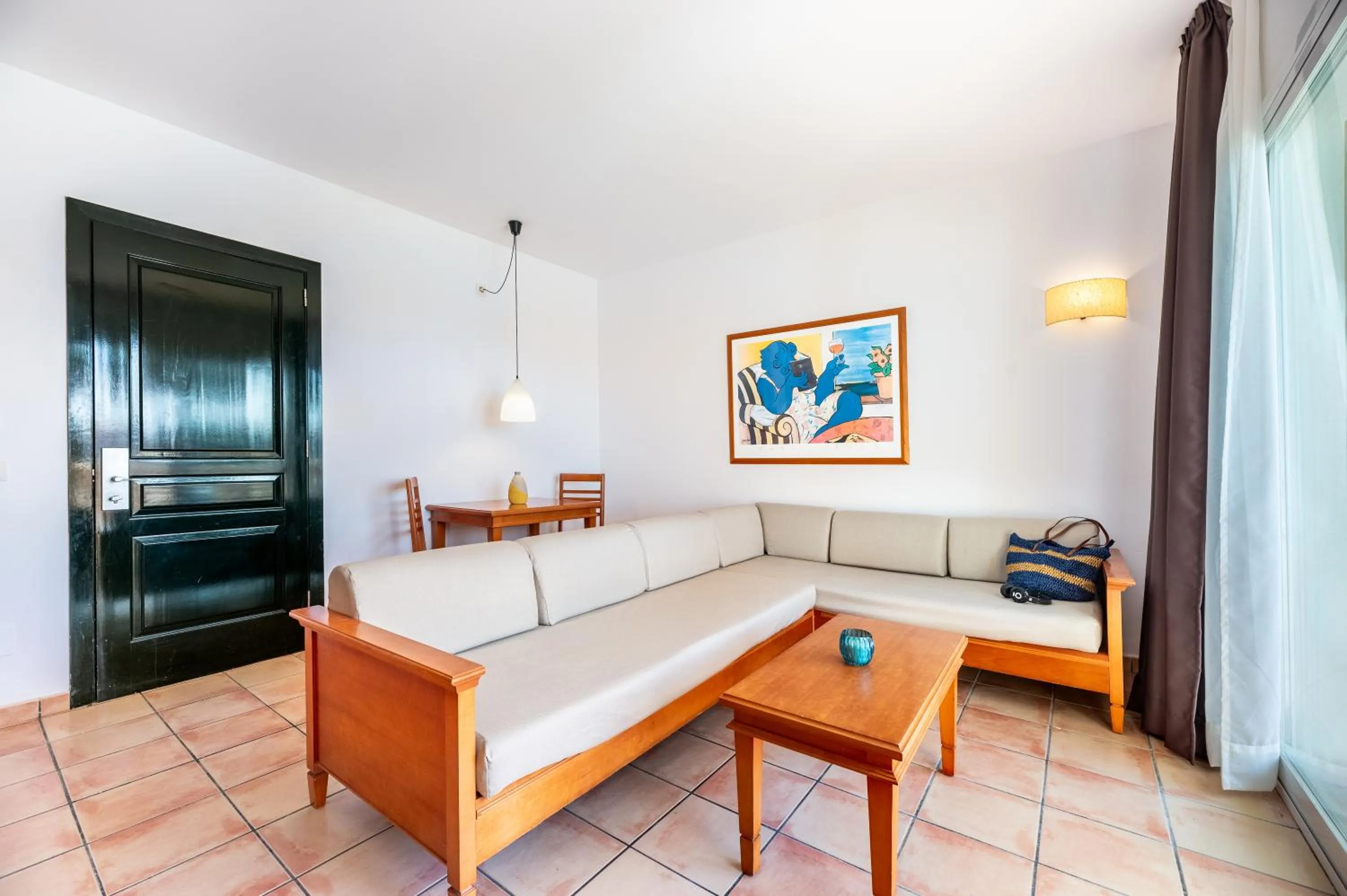 Living room in Vibra Blanc Palace Aparthotel