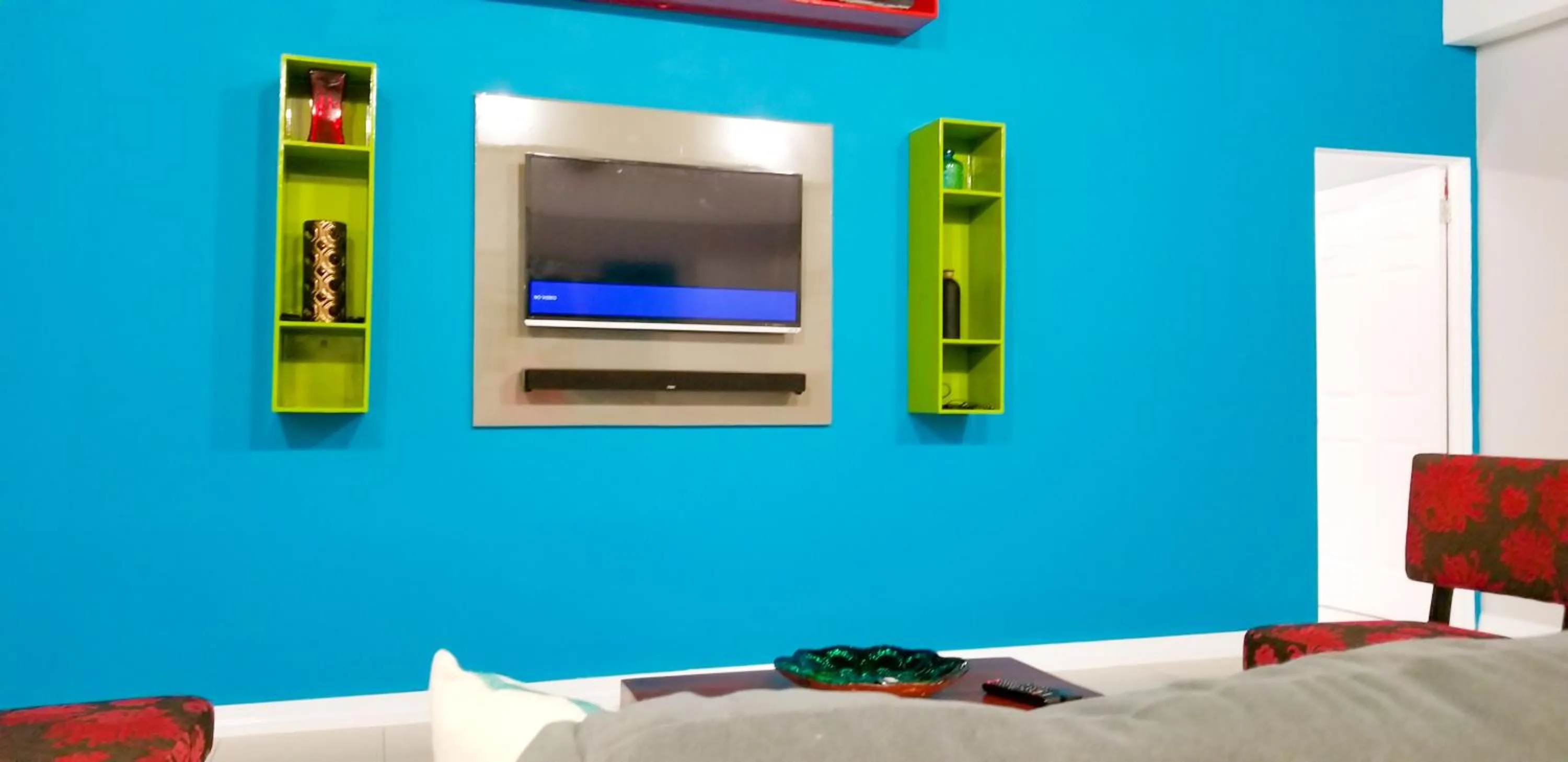 TV and multimedia, Bed in Casa Tamar Guest Apartment