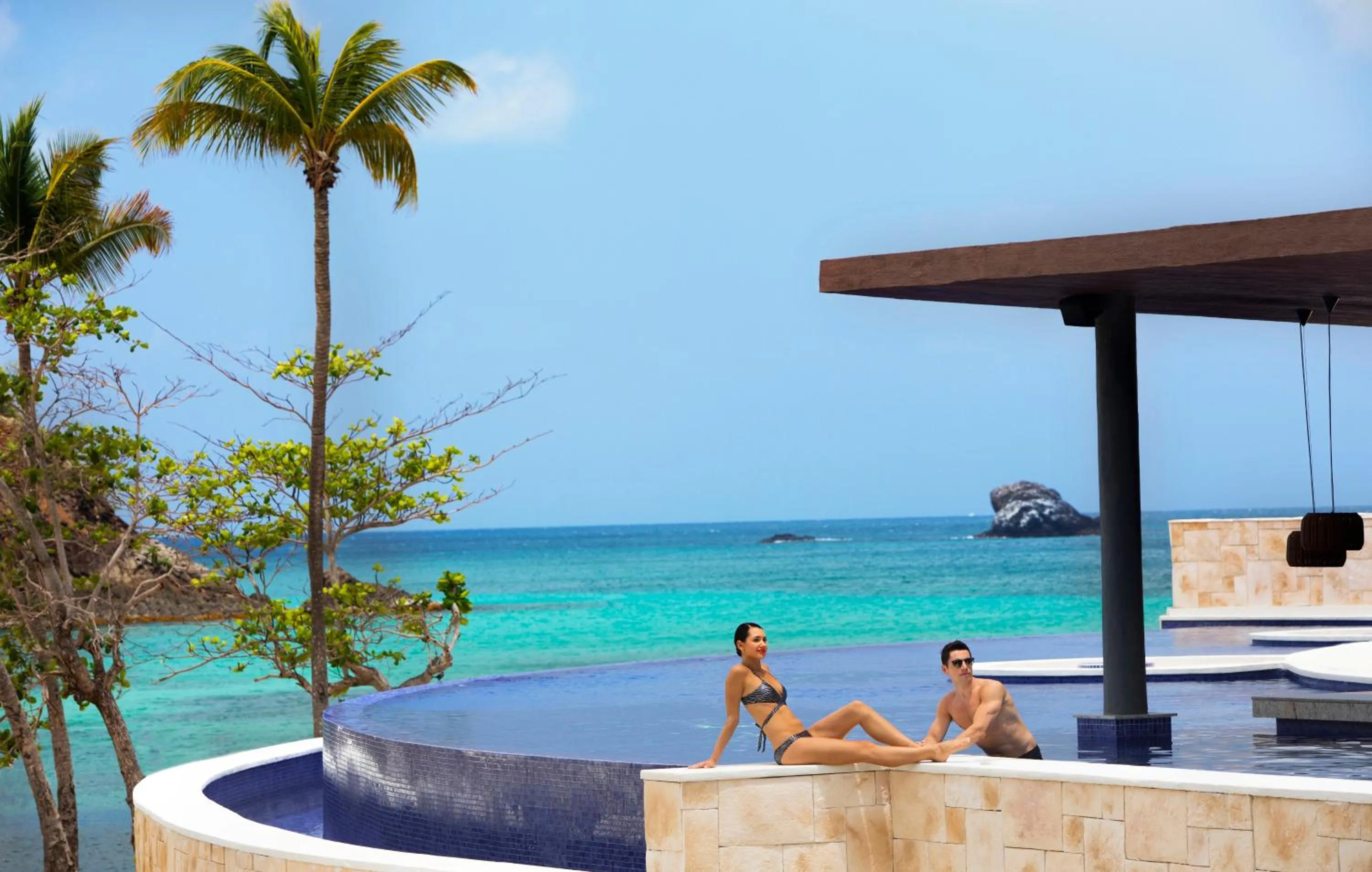 Swimming pool in Royalton Hideaway Saint Lucia, An Autograph Collection All-Inclusive Resort - Adults Only