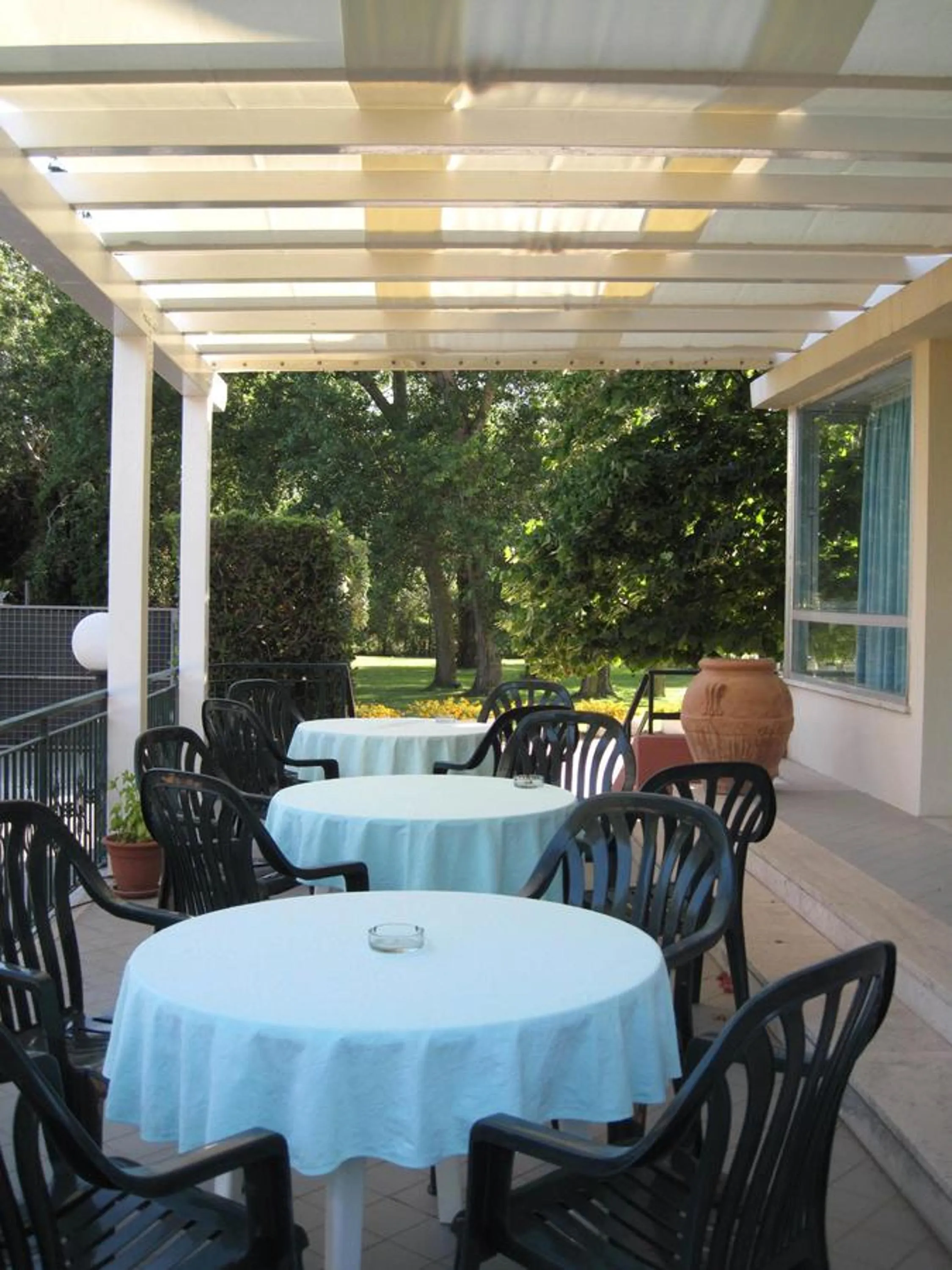 Patio in Hotel Le Pleiadi