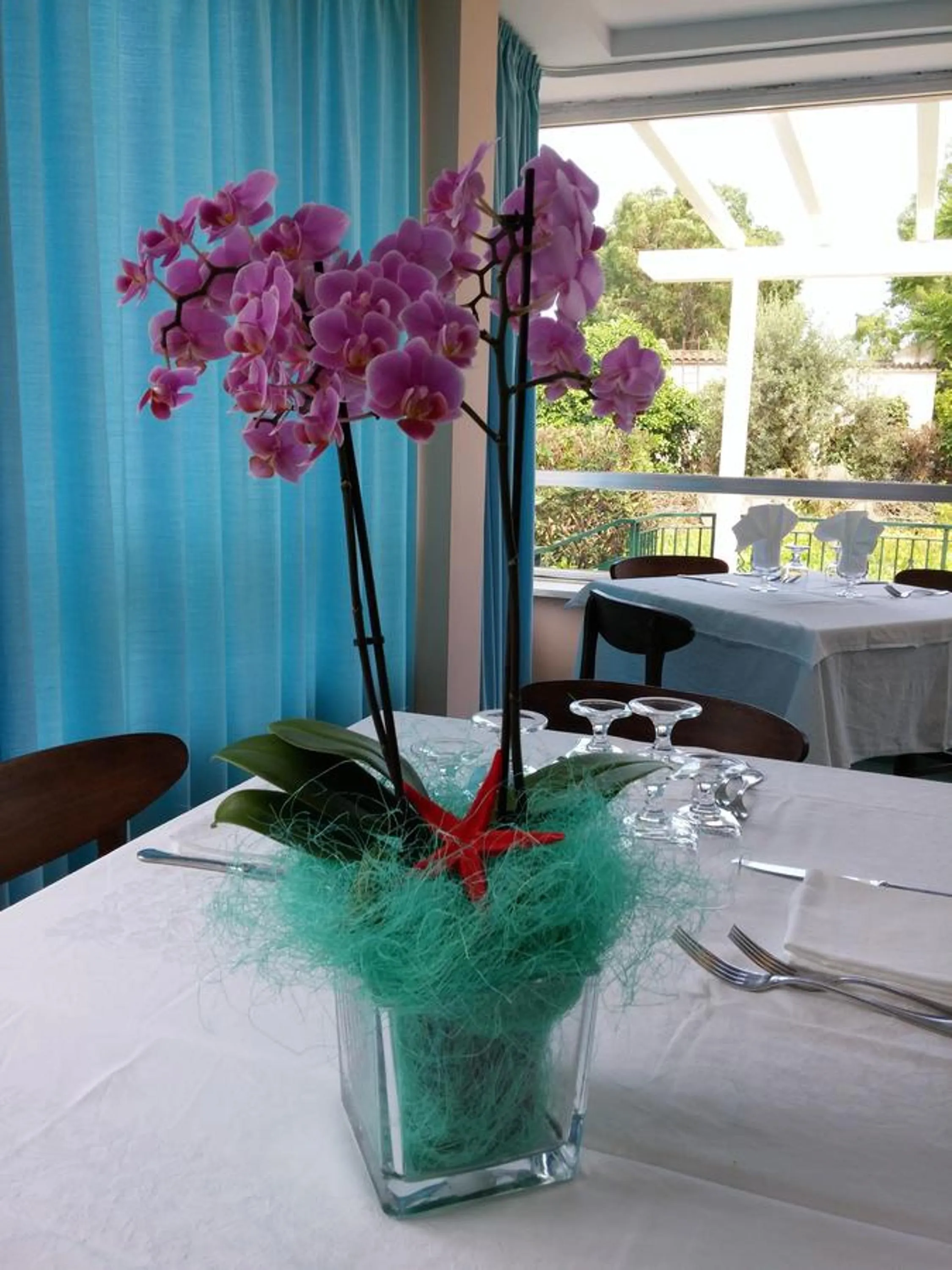 Decorative detail in Hotel Le Pleiadi