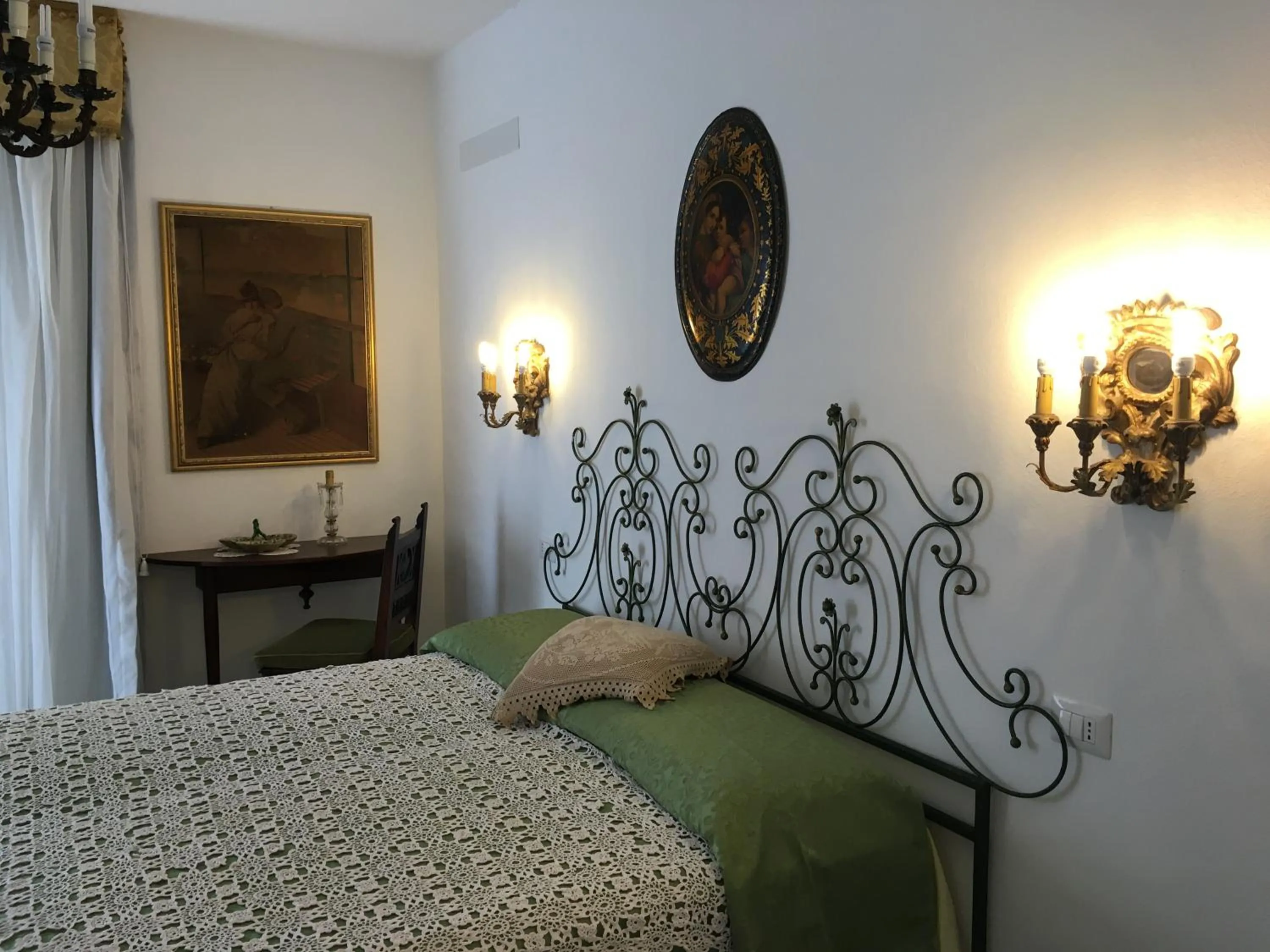 Bed in Lu Cuccumiau country B&B