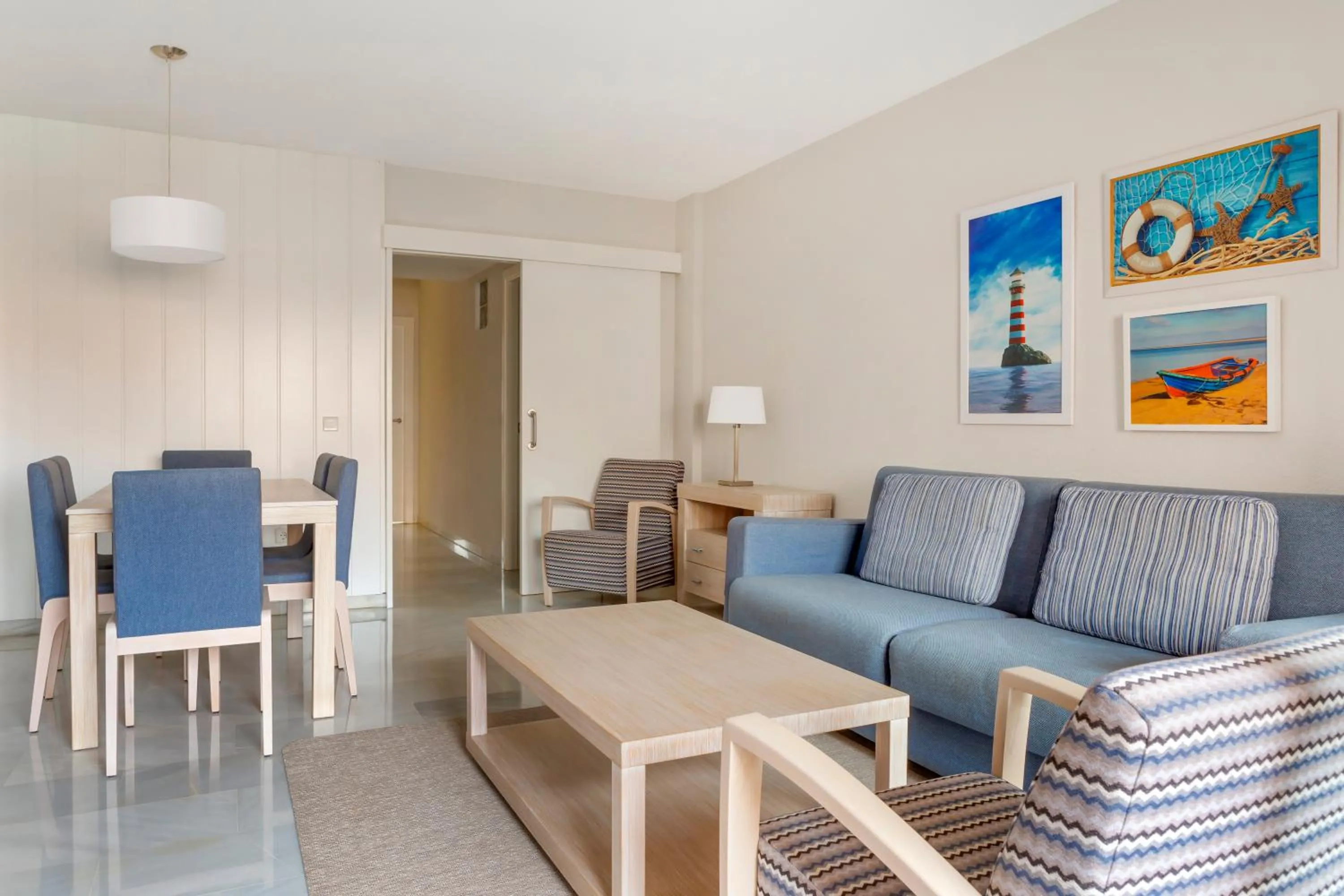 Living room in Los Amigos Beach Club