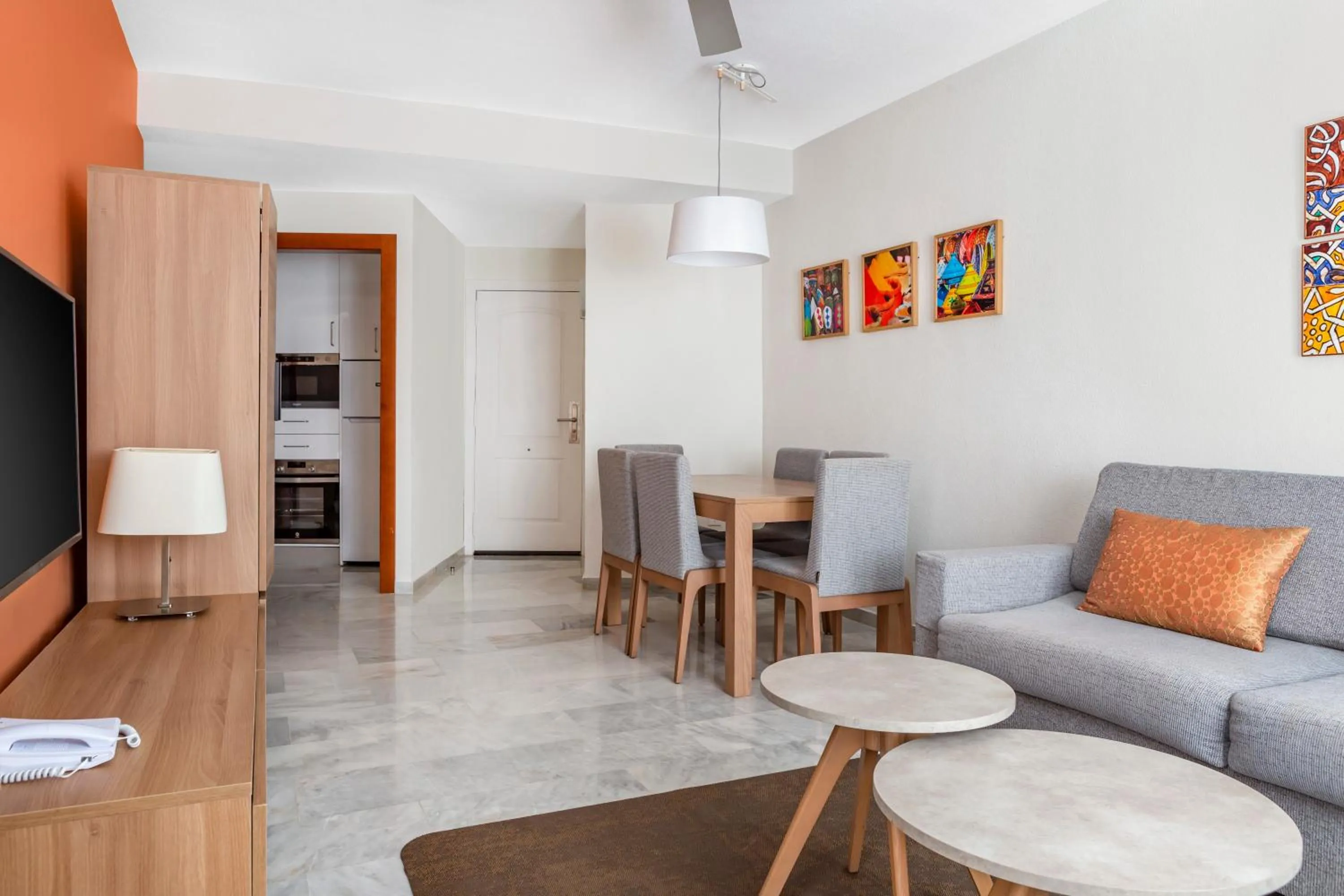 Living room in Sahara Sunset