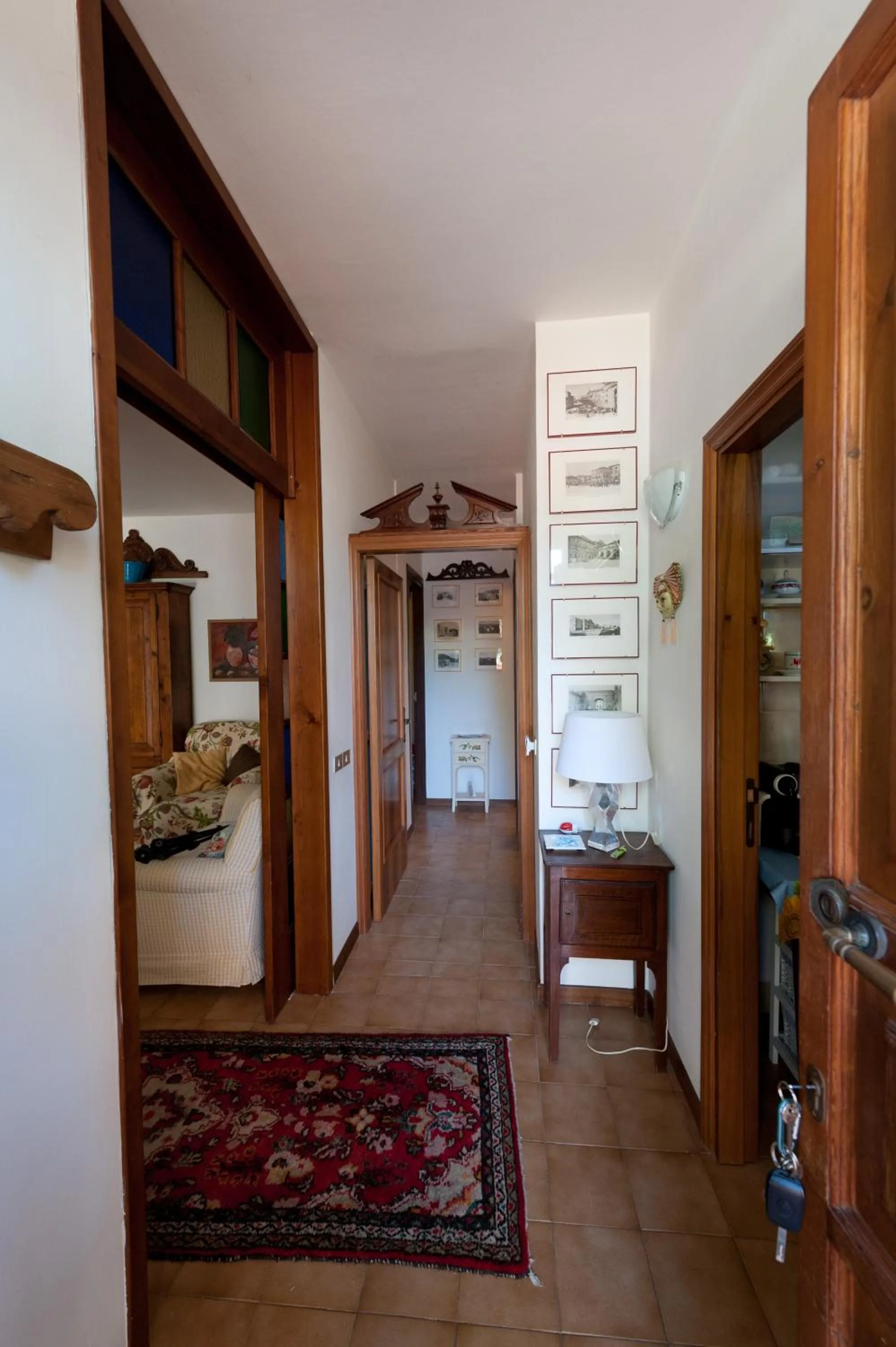 Communal lounge/ TV room, Bed in B&B Casa Cettina