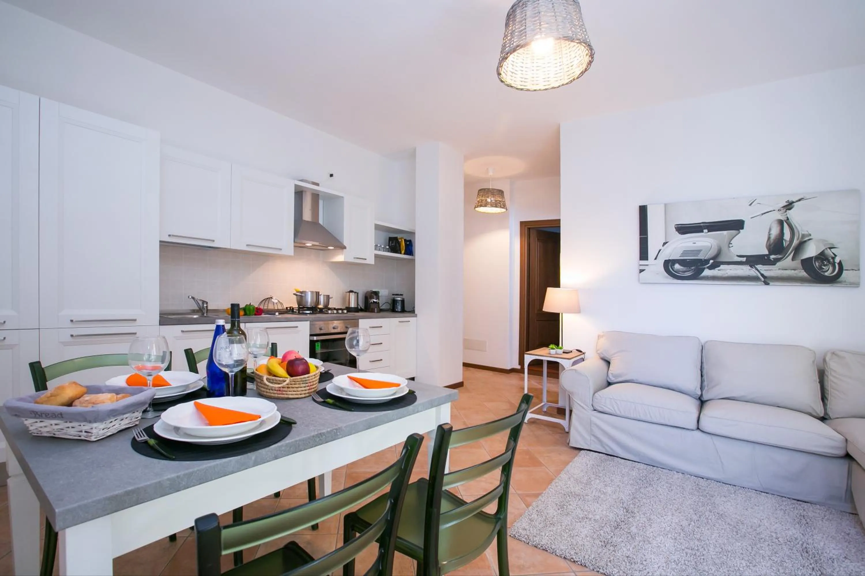 Dining area in Casa Al Prato Apt. B