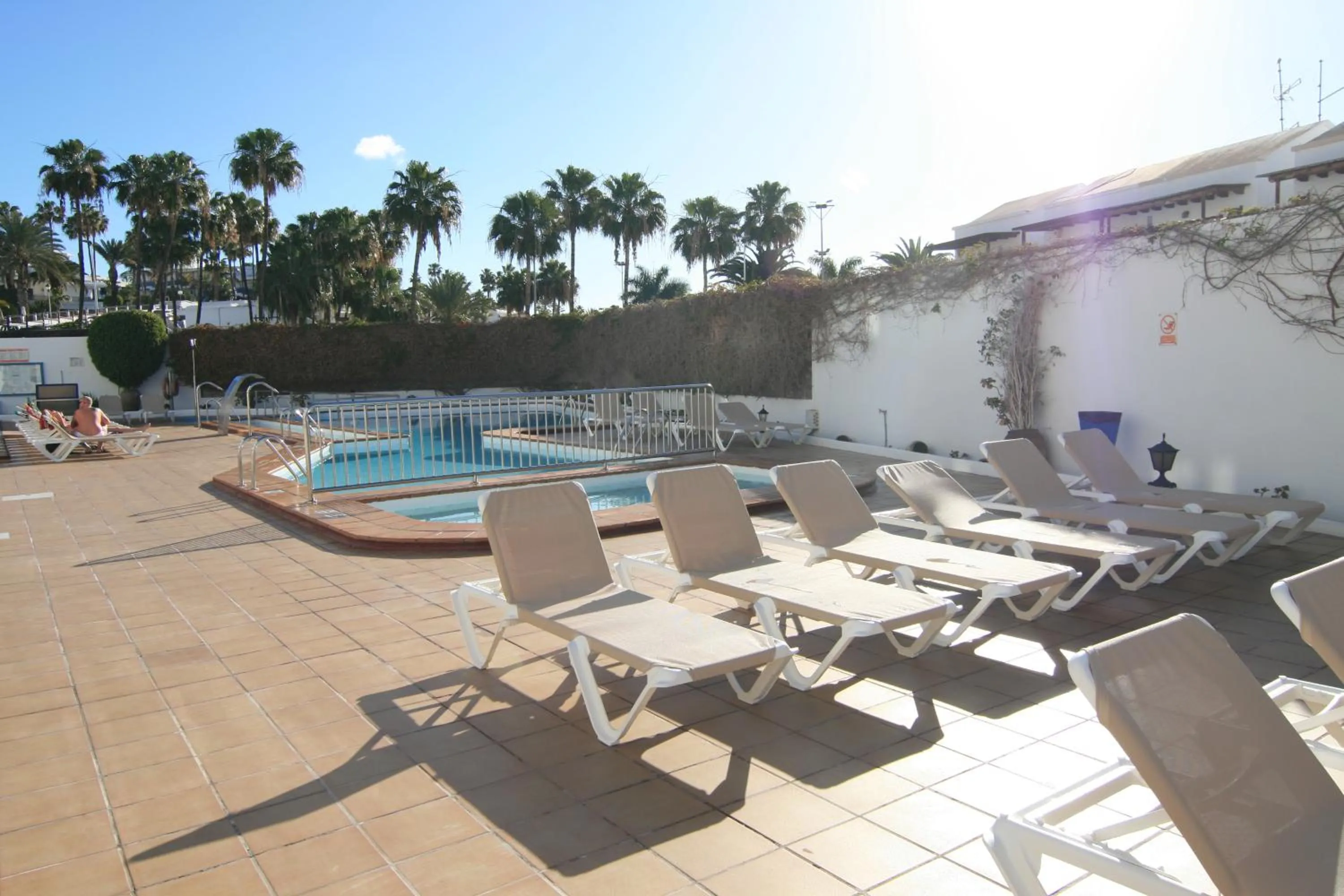 Swimming pool in Aparthotel Costa Volcán & Spa