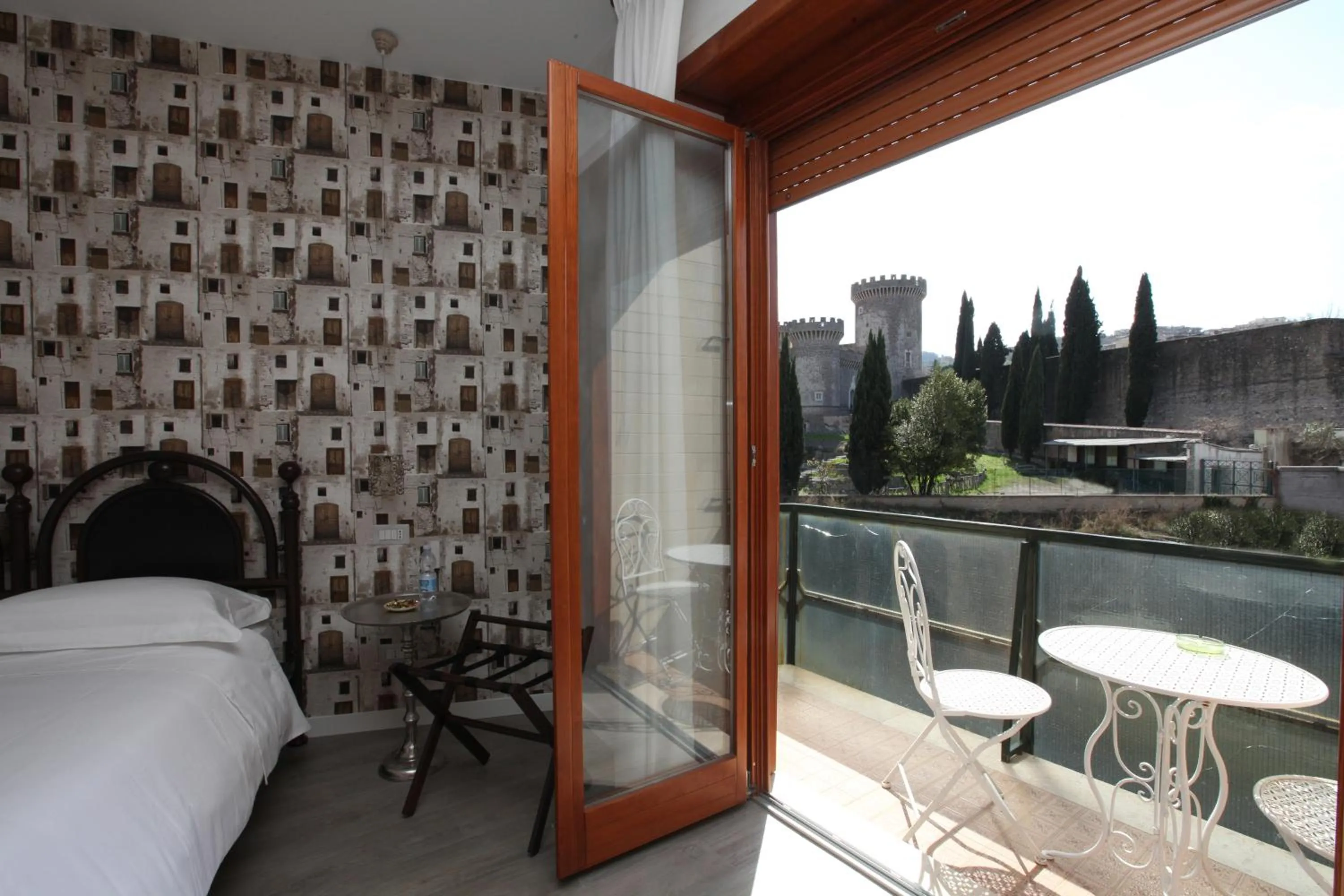 Bathroom, Bed in B&B Il Castello