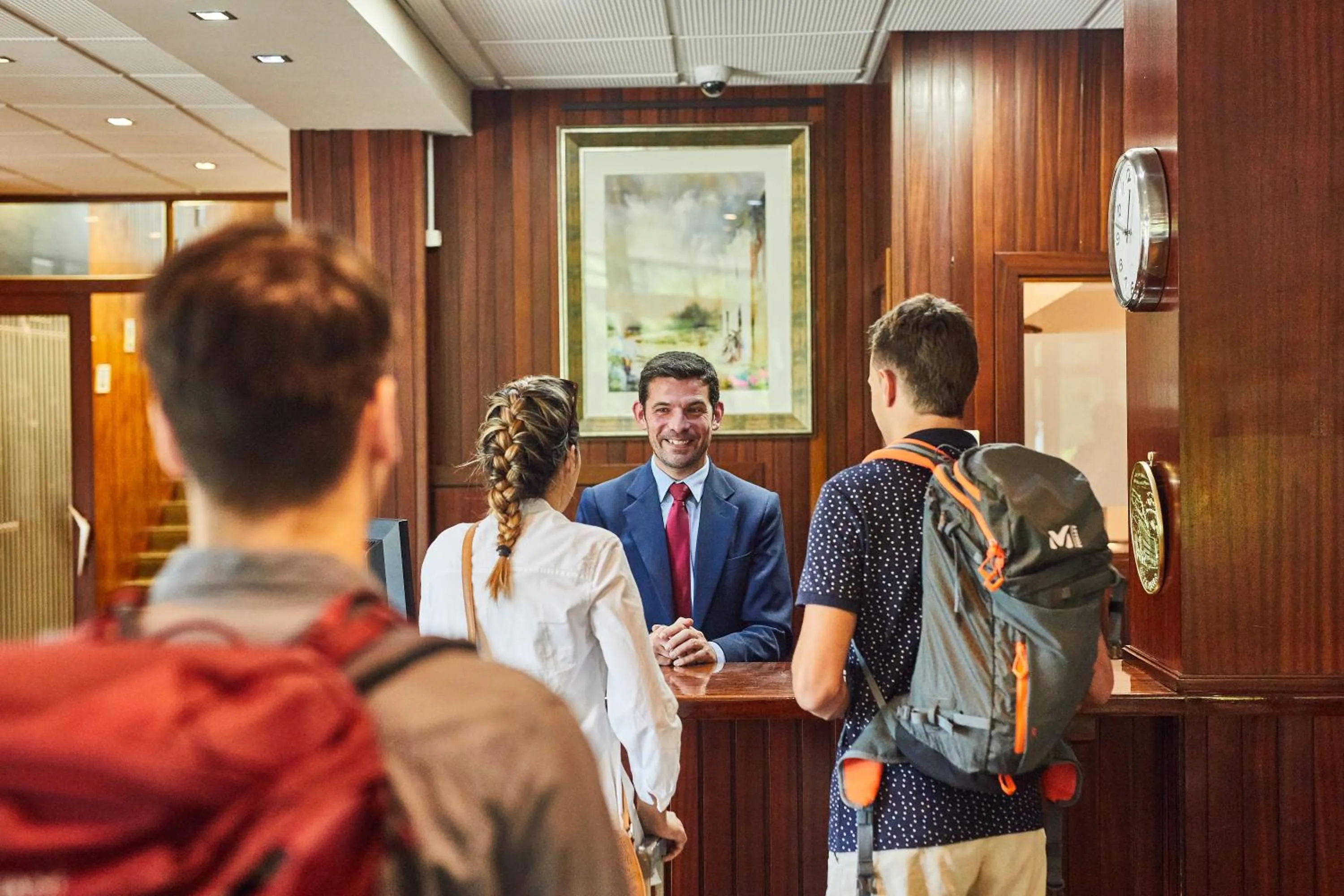 Lobby or reception in Silken Ordesa