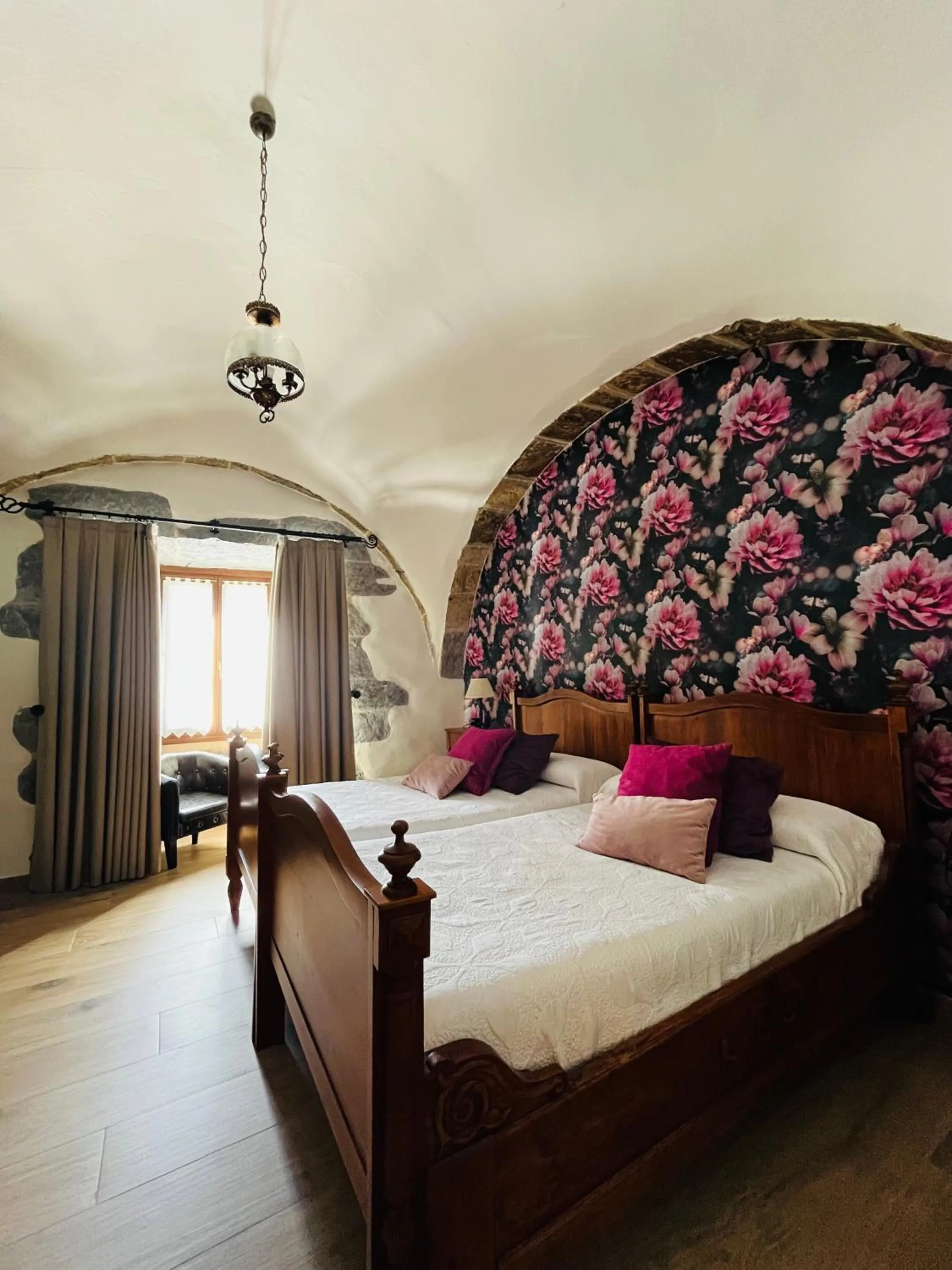 Bed in Hotel Larrañaga