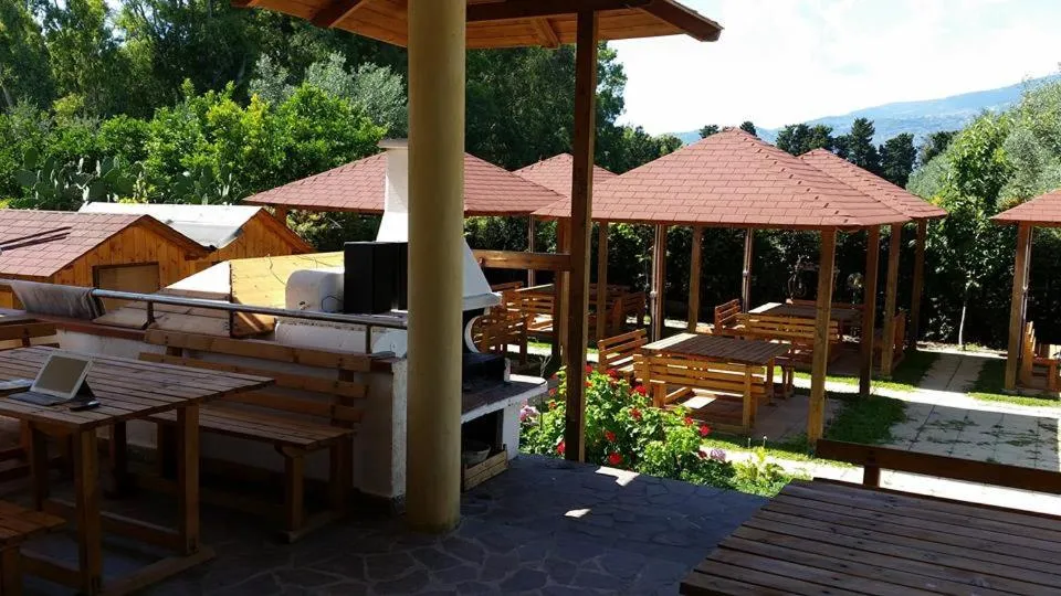 Patio in B&B Pineta Mare