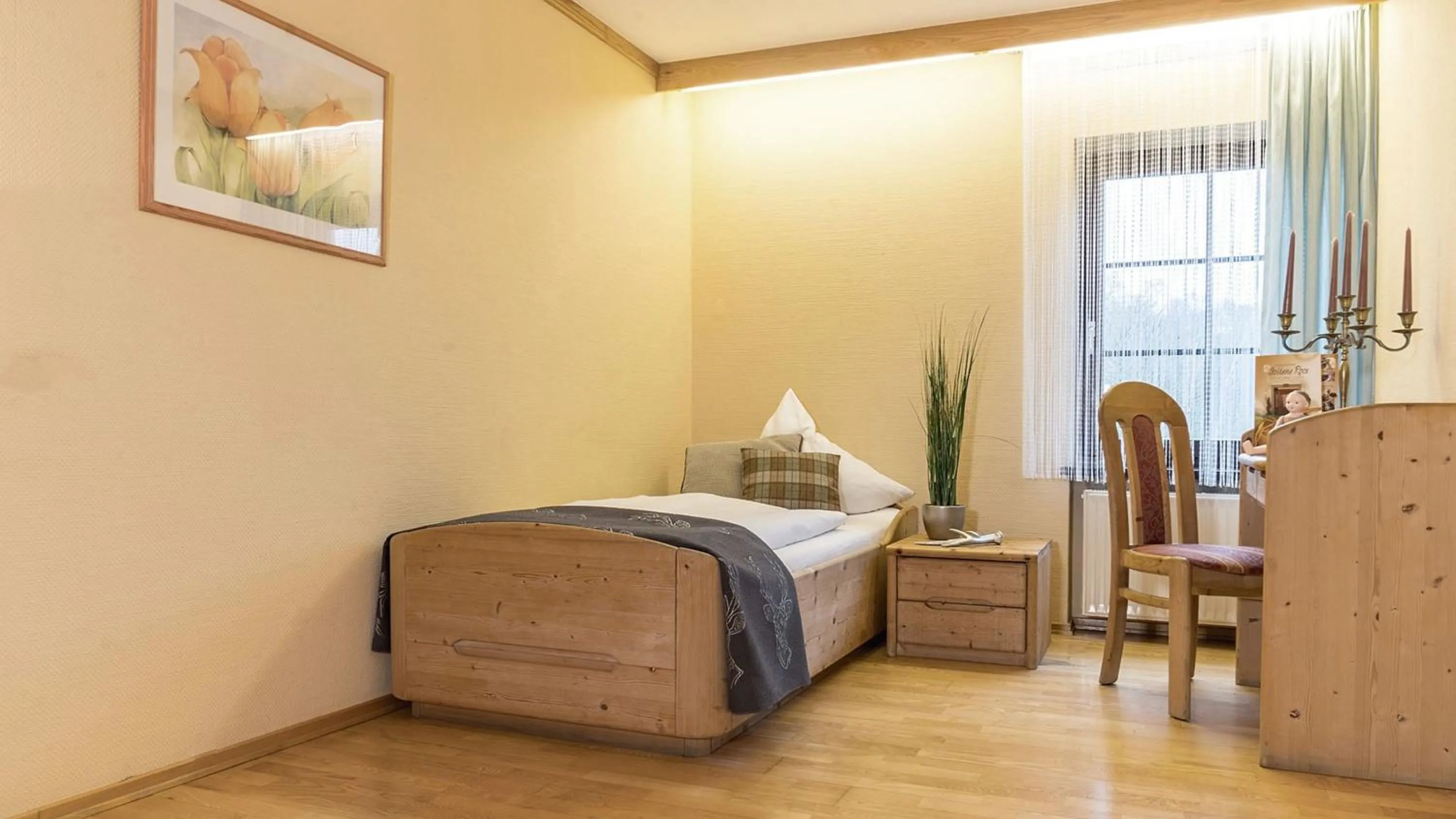 Photo of the whole room, Bed in Landgasthof Goldene Rose