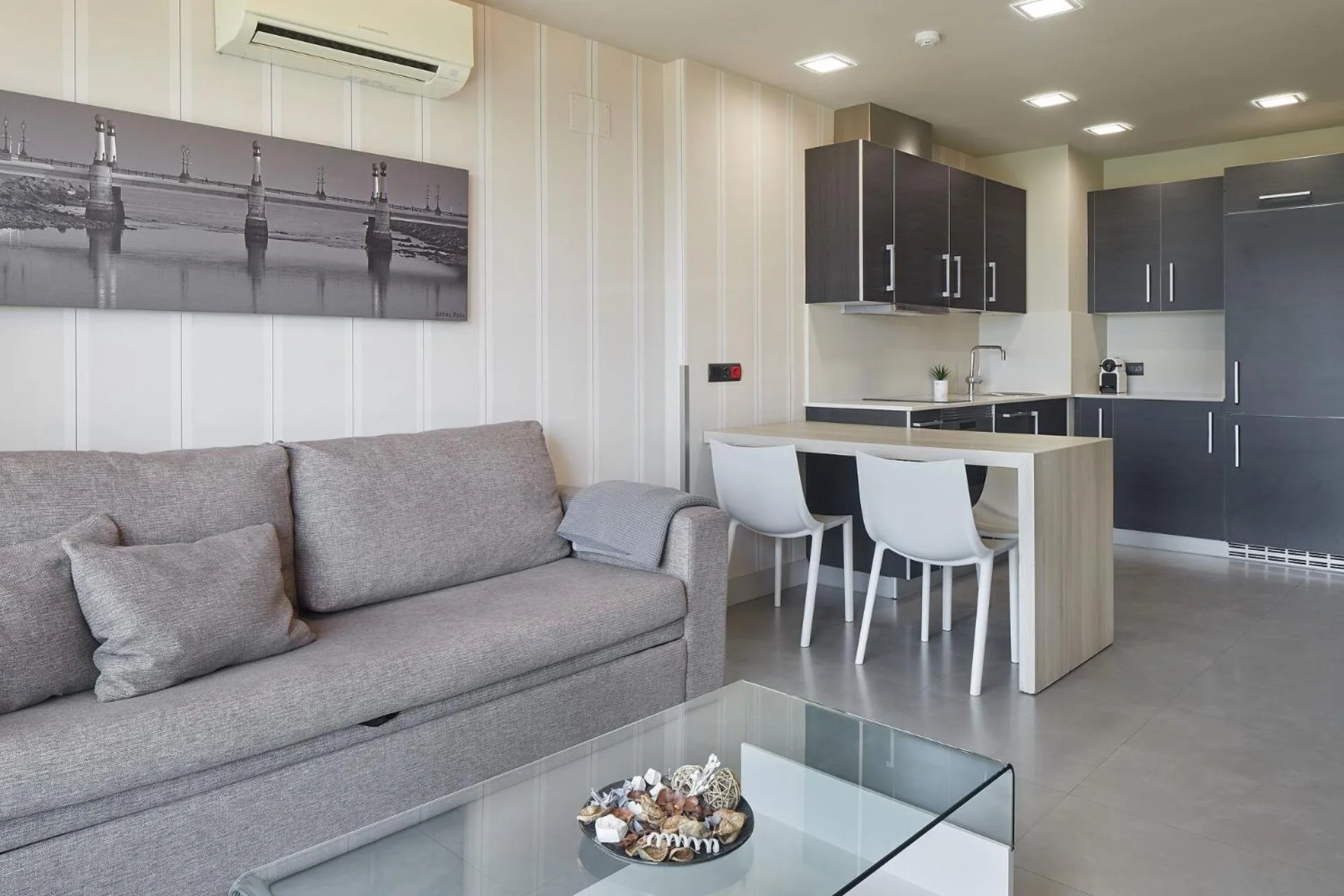 Kitchen or kitchenette in Irenaz Resort Apartamentos