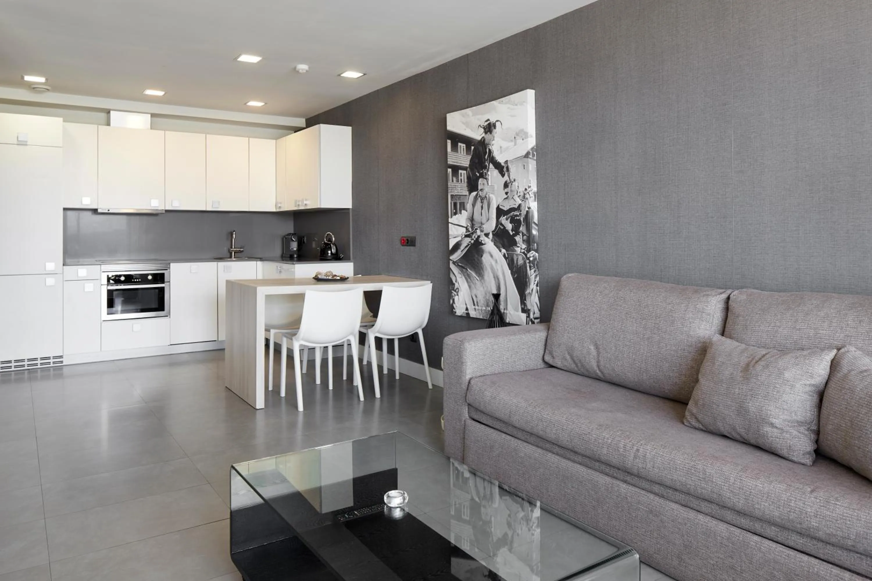 kitchen in Irenaz Resort Apartamentos