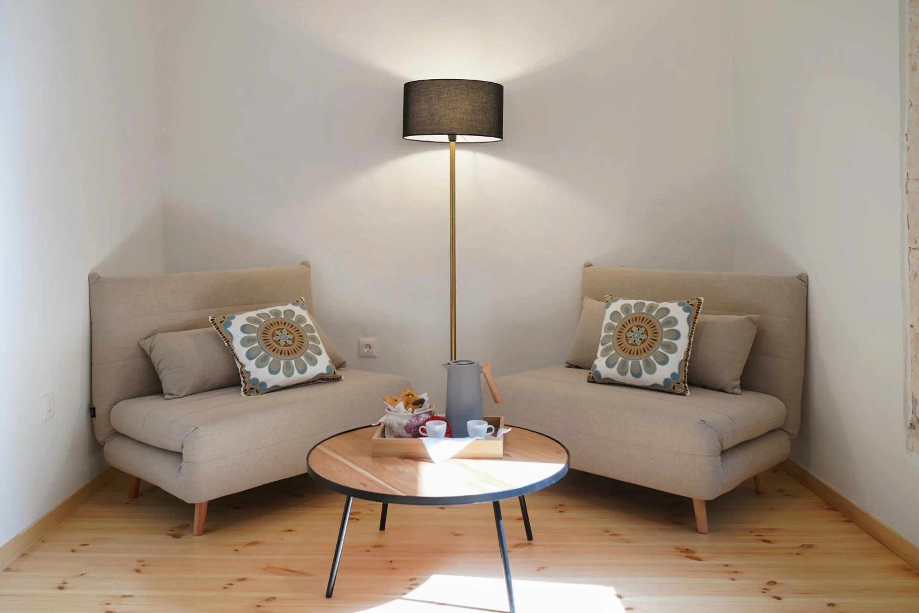 Living room in Venetian Palace Chania