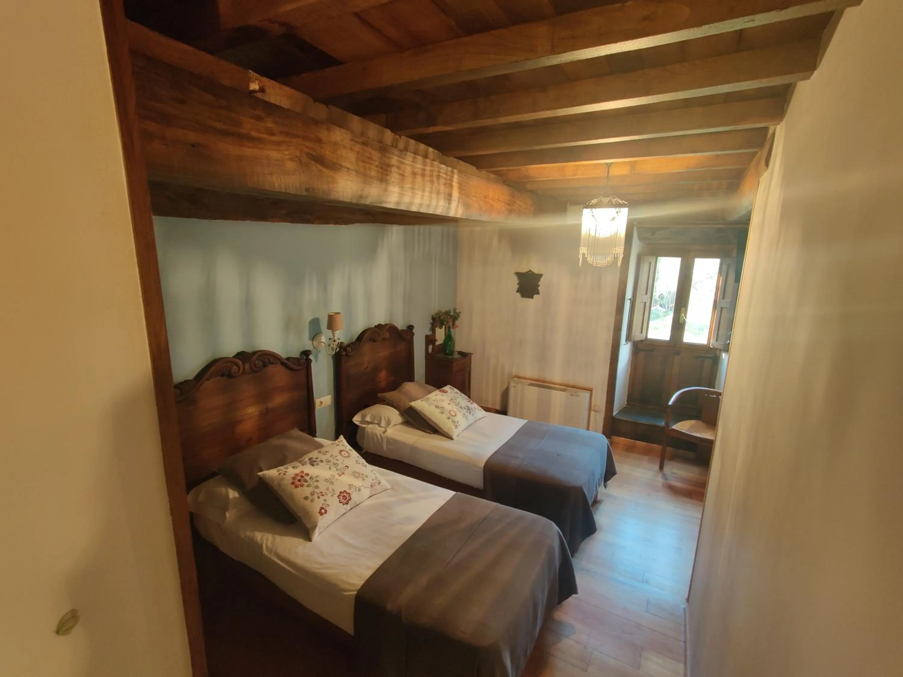 Bed in O Muiño de Pena