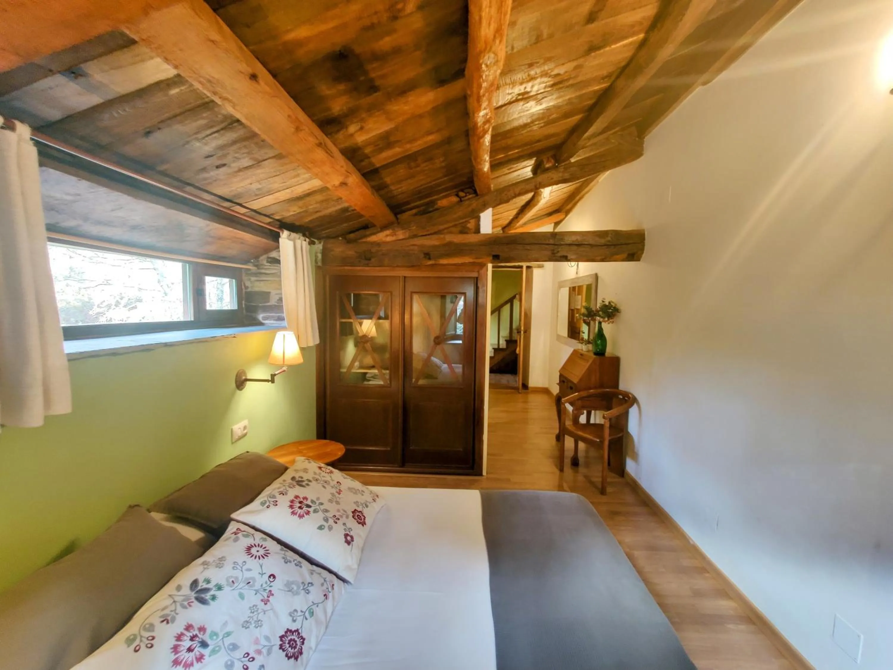 Bed in O Muiño de Pena