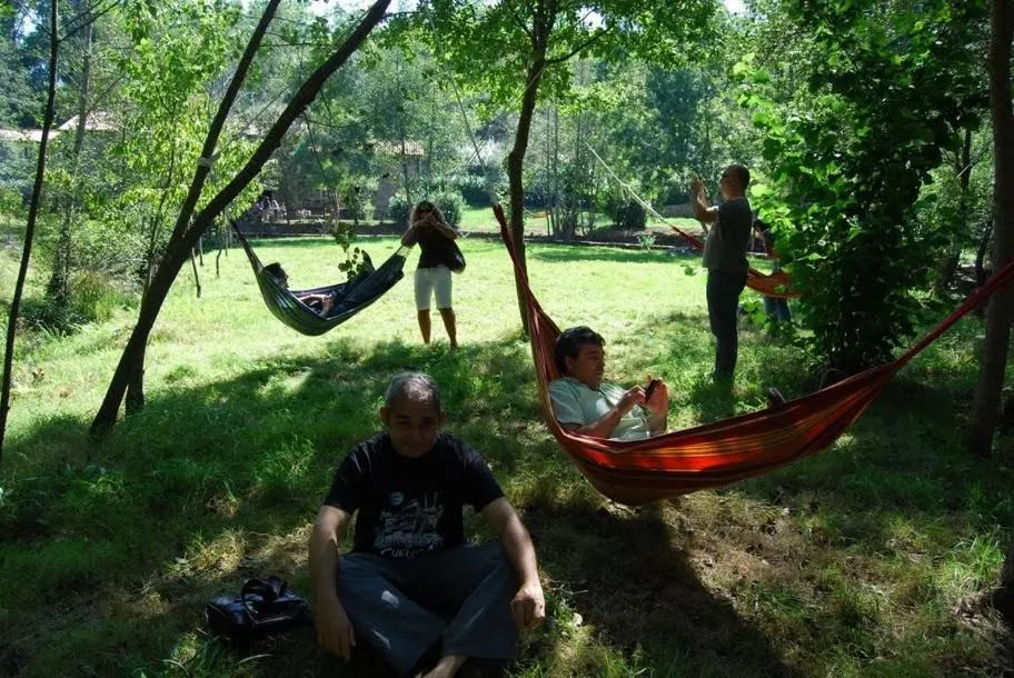 group of guests in O Muiño de Pena