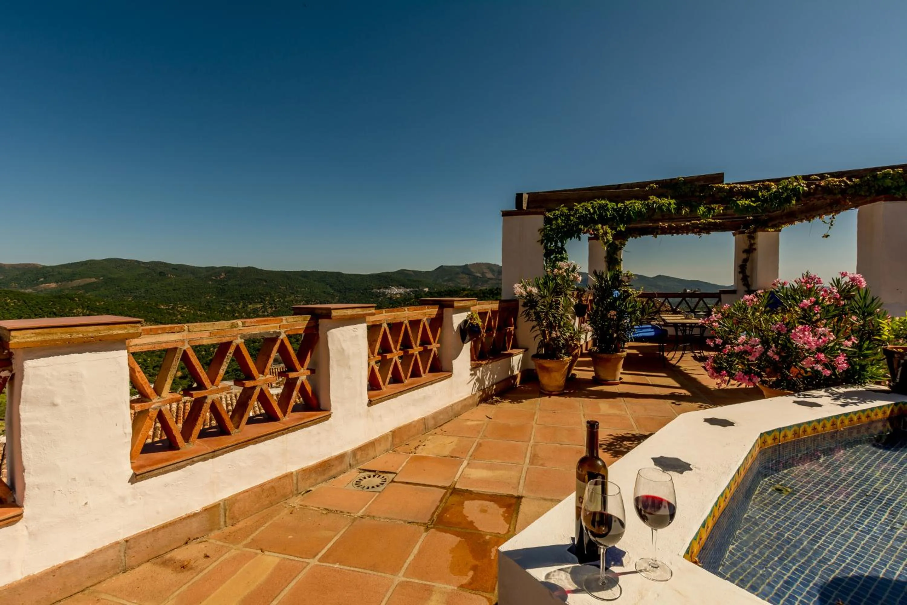 Balcony/Terrace in Hotel Los Castaños