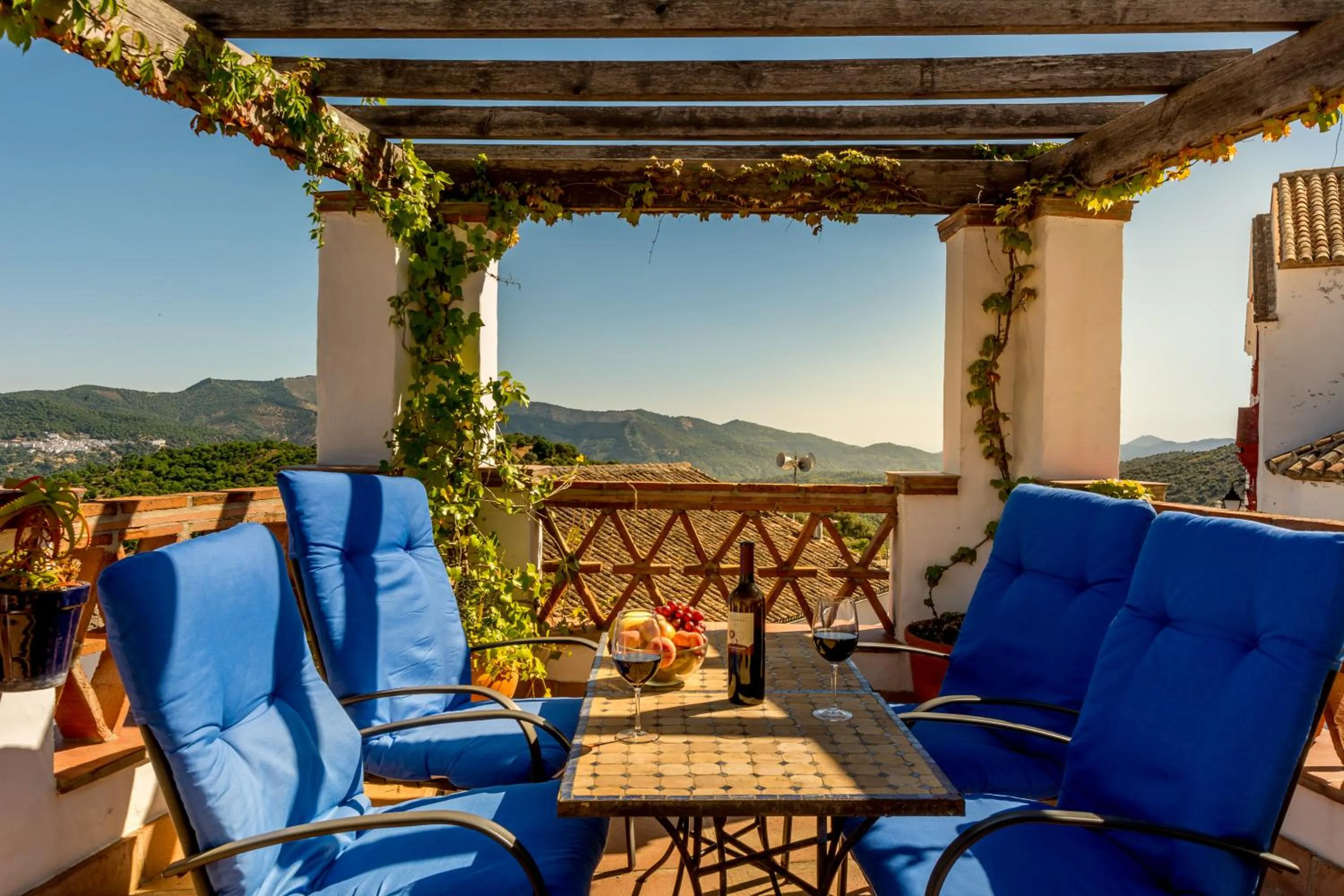 Balcony/Terrace in Hotel Los Castaños