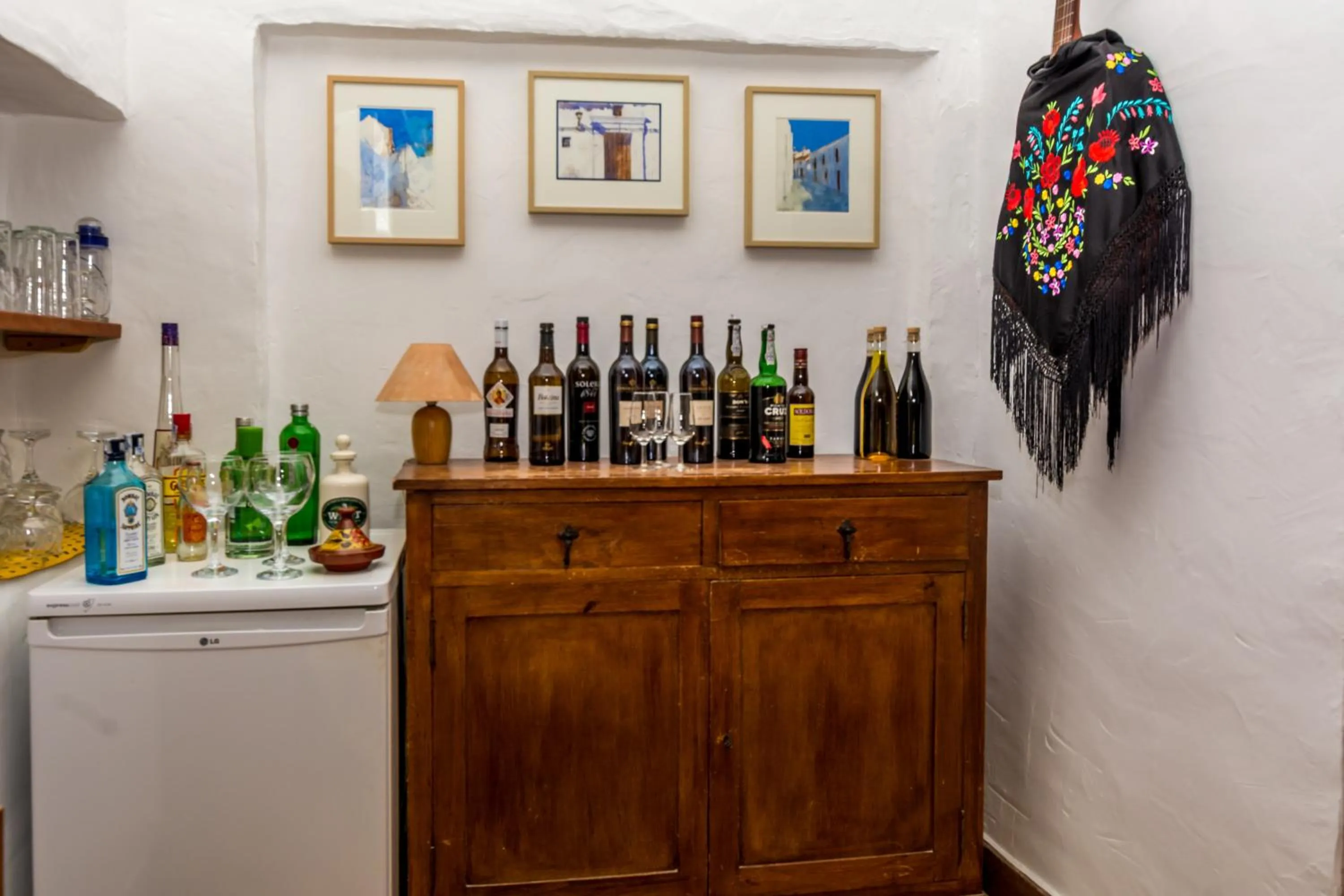 Alcoholic drinks in Hotel Los Castaños