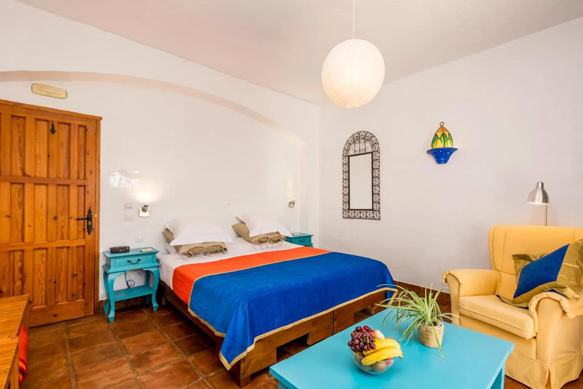 Bed in Hotel Los Castaños