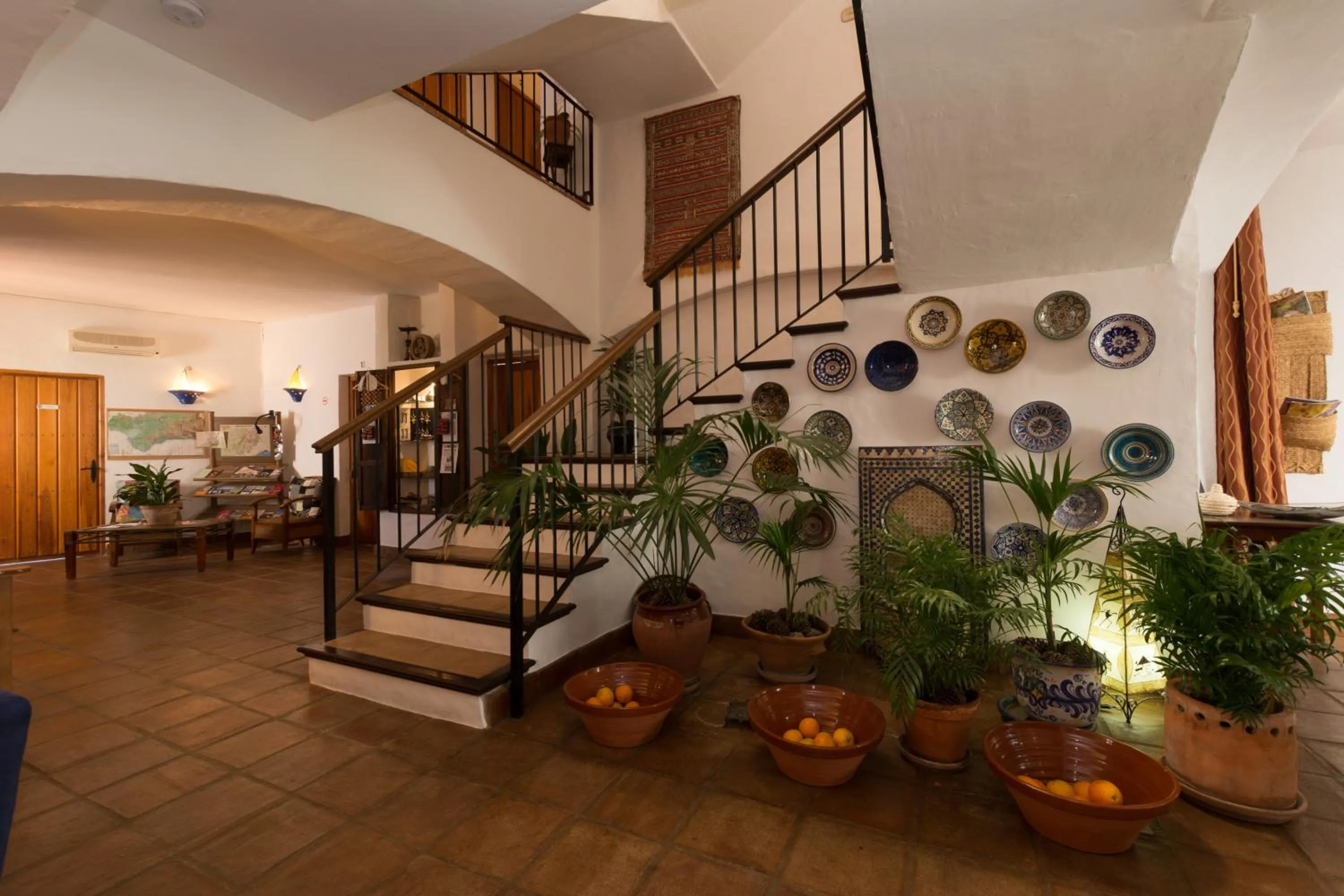 Lobby or reception in Hotel Los Castaños