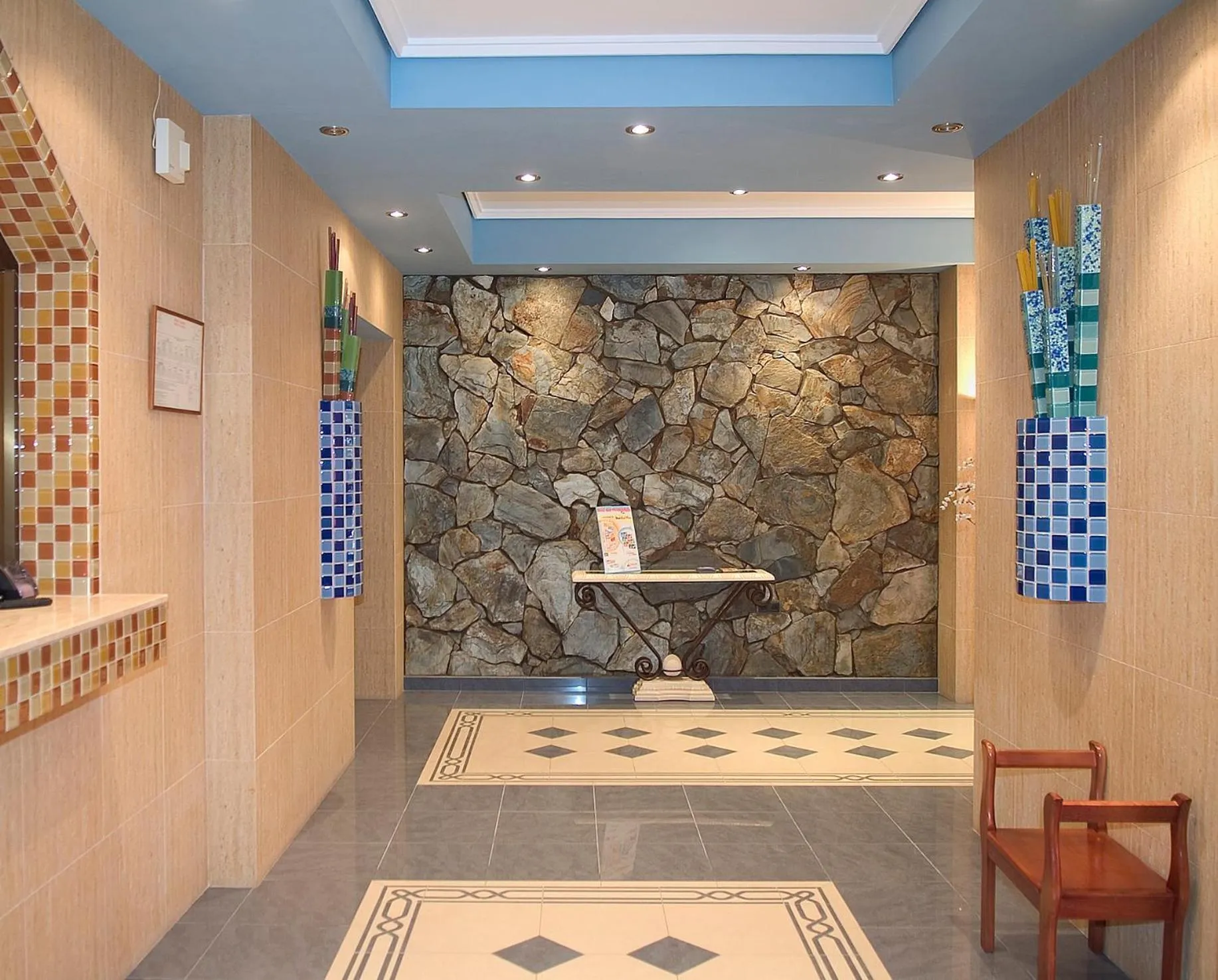 Lobby or reception in Hotel L'Escala