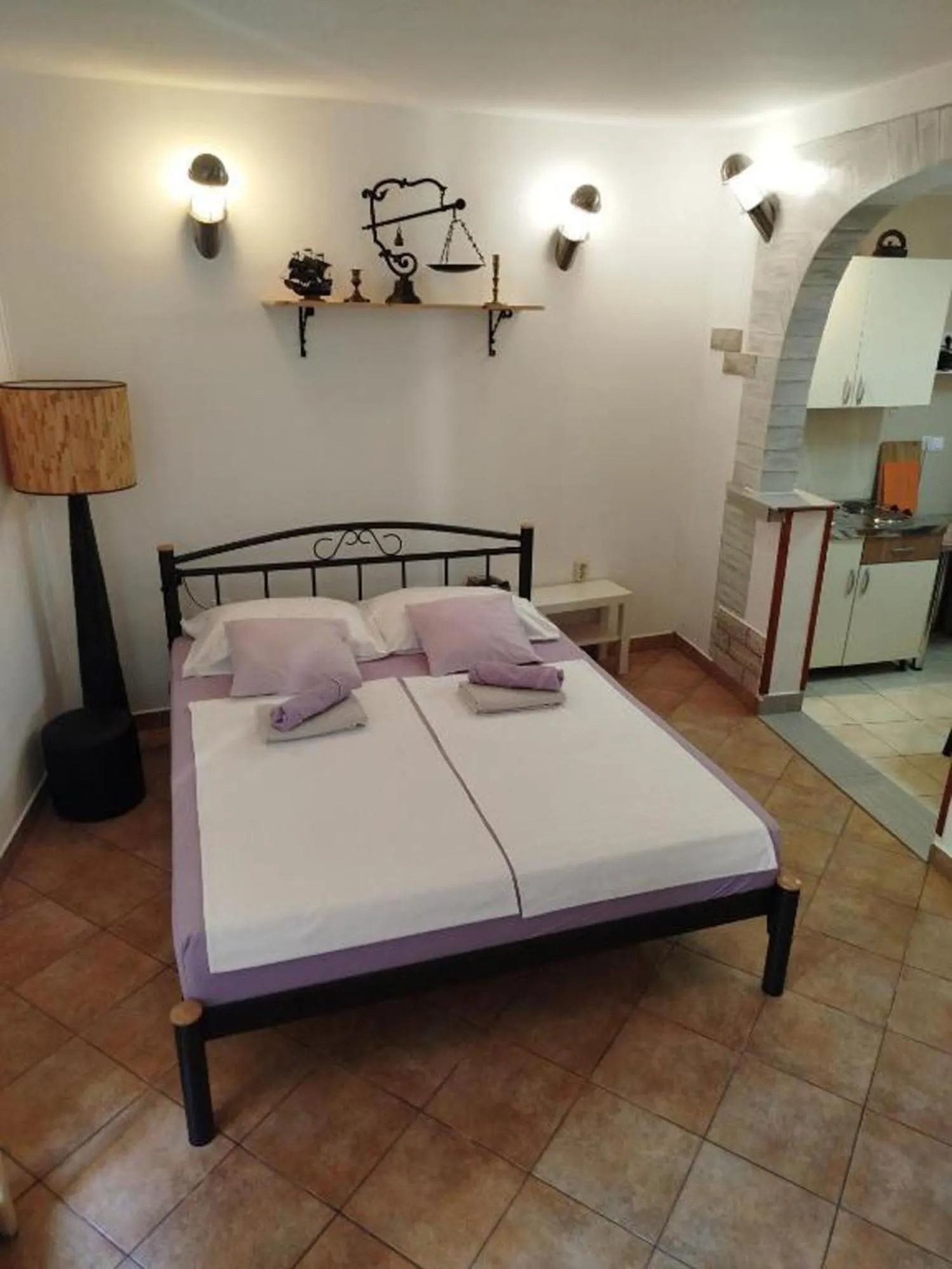 Bed in City Apartments & Studio App Frankopan