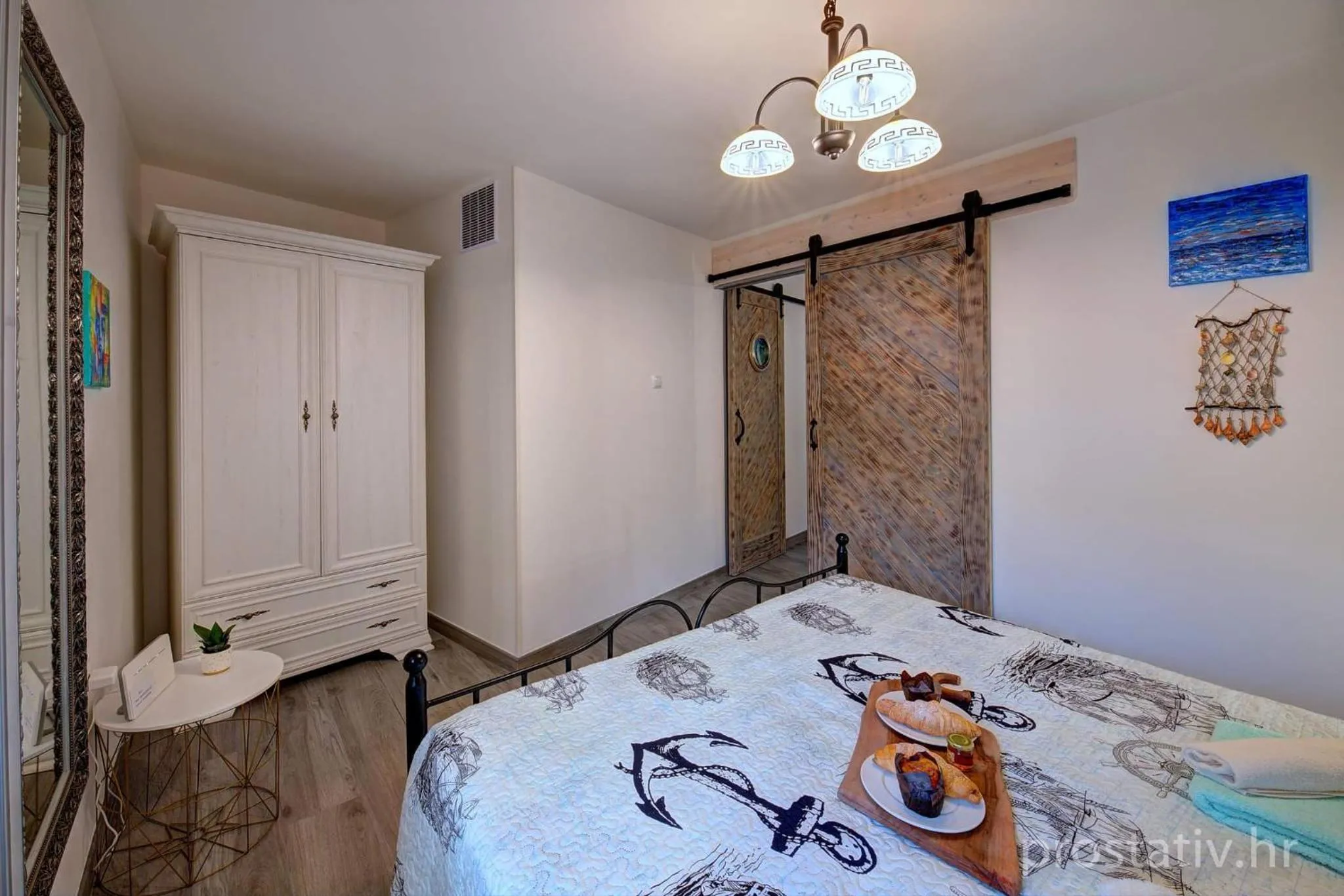 Bed in City Apartments & Studio App Frankopan