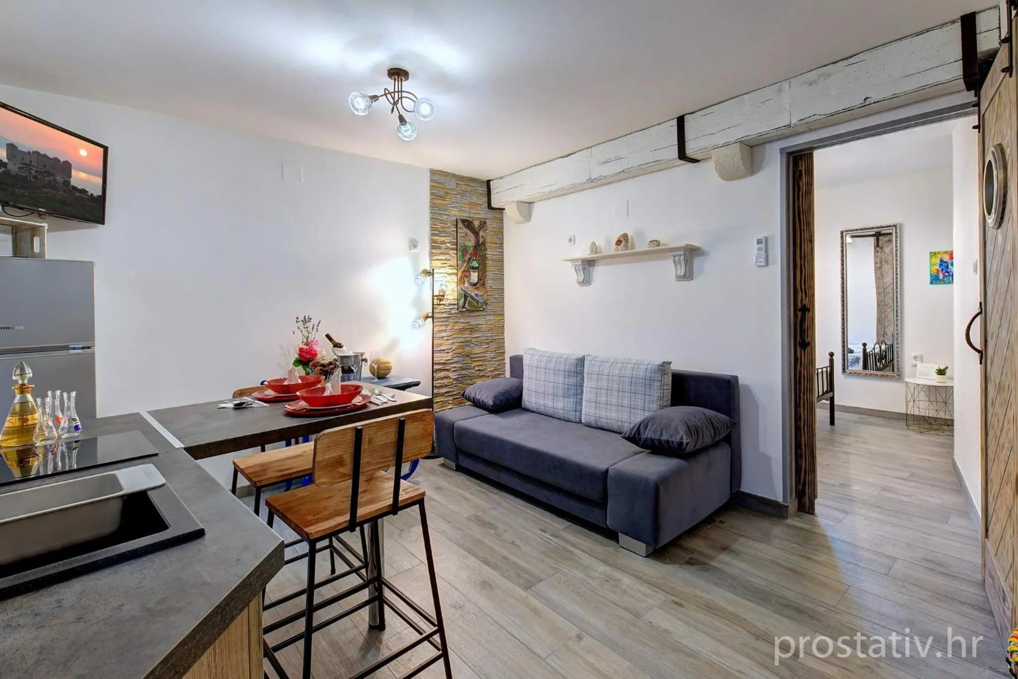 TV and multimedia in City Apartments & Studio App Frankopan