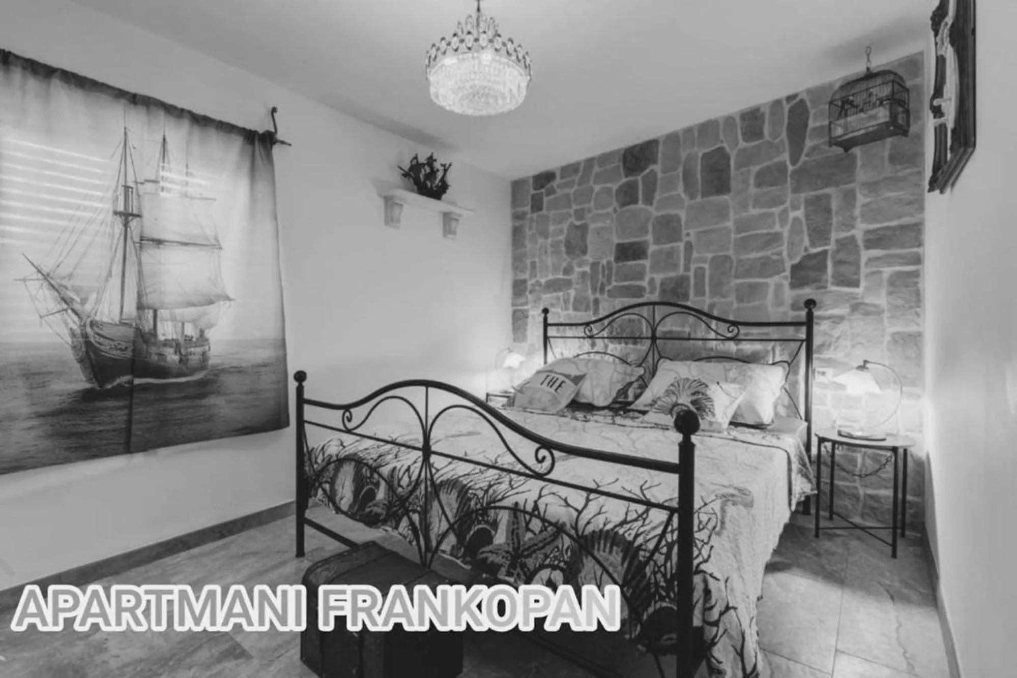 Bed in City Apartments & Studio App Frankopan