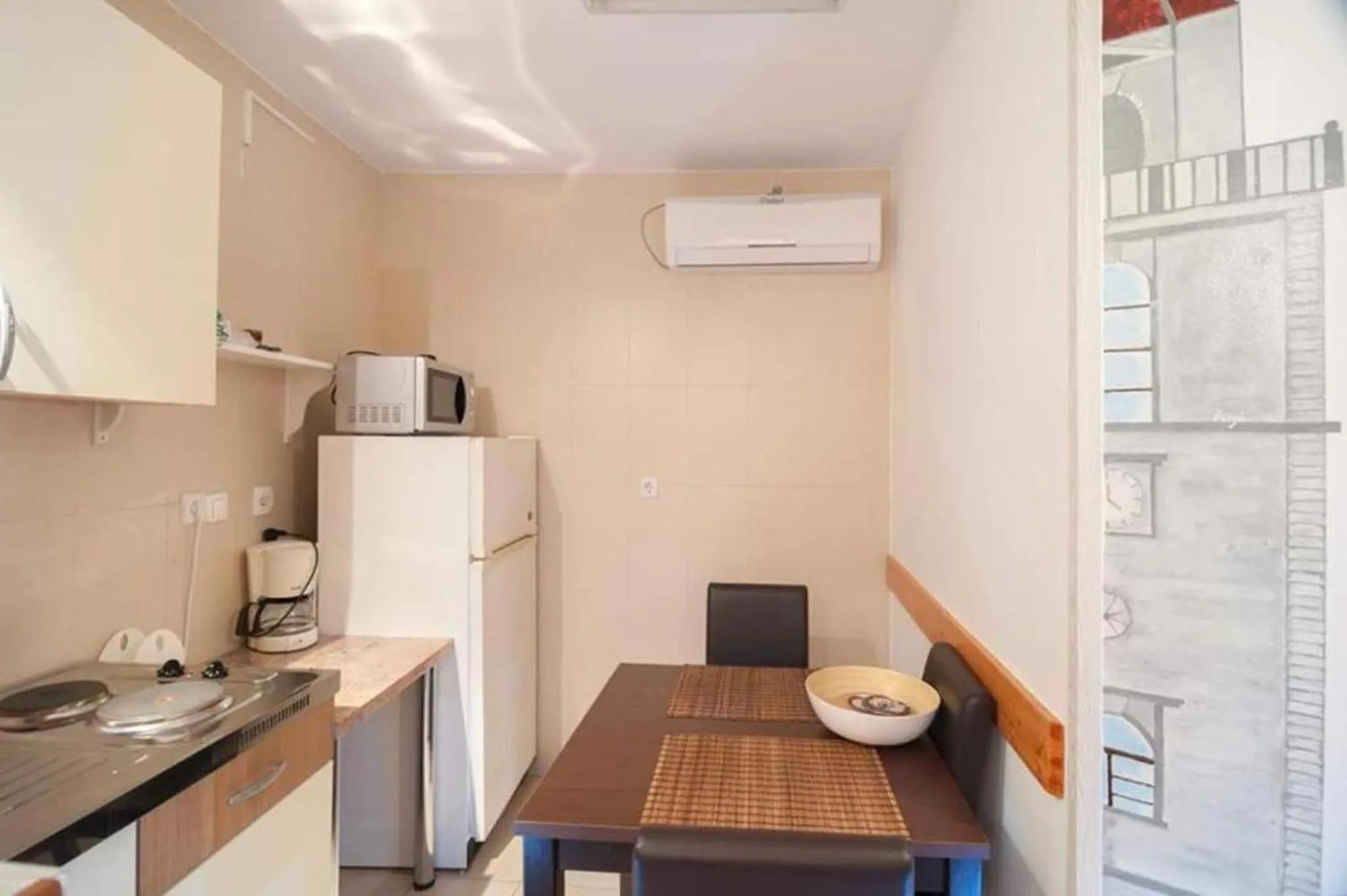 Kitchen or kitchenette in City Apartments & Studio App Frankopan