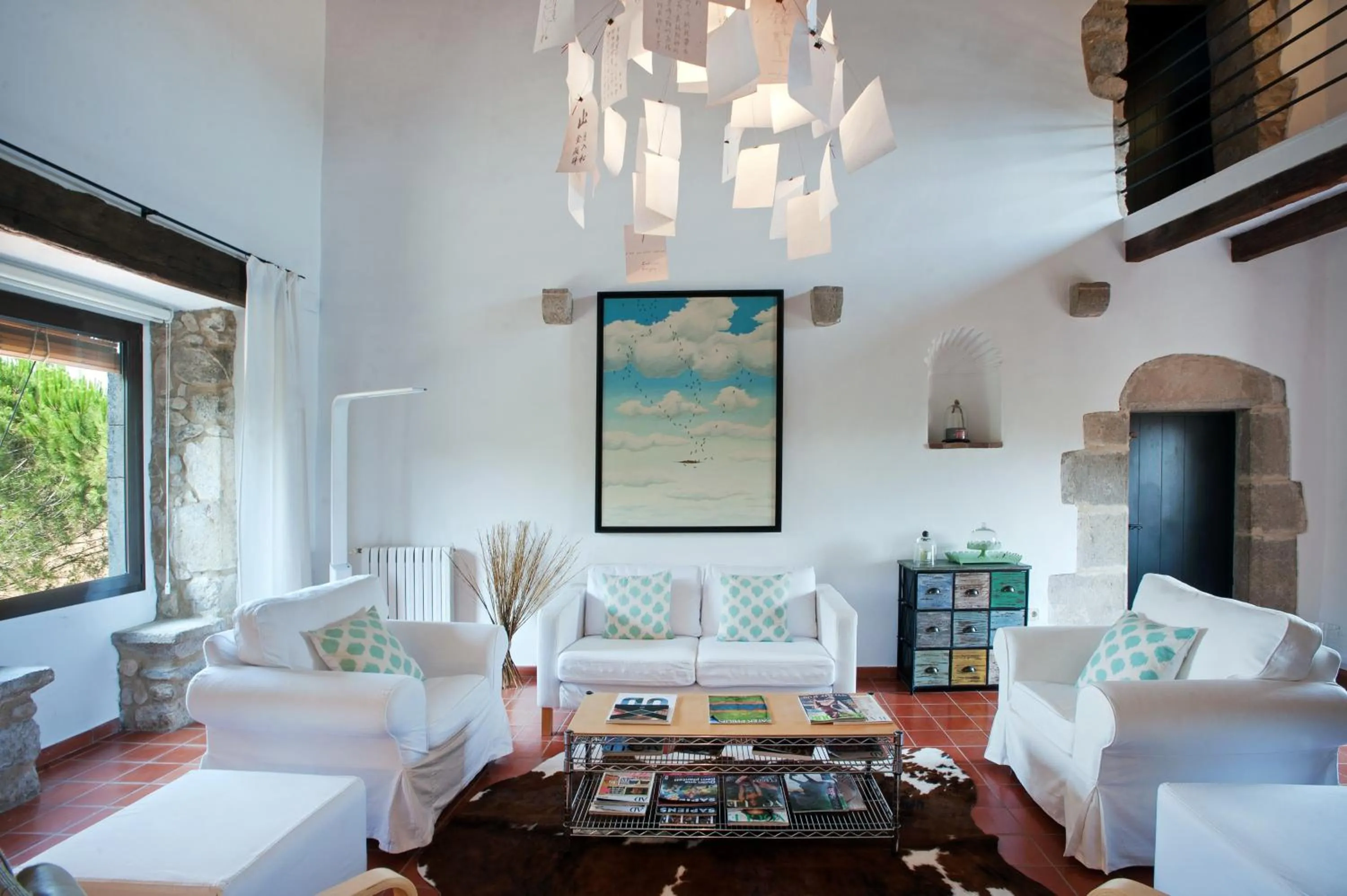 Living room in Mas Falgarona Hotel Boutique & SPA