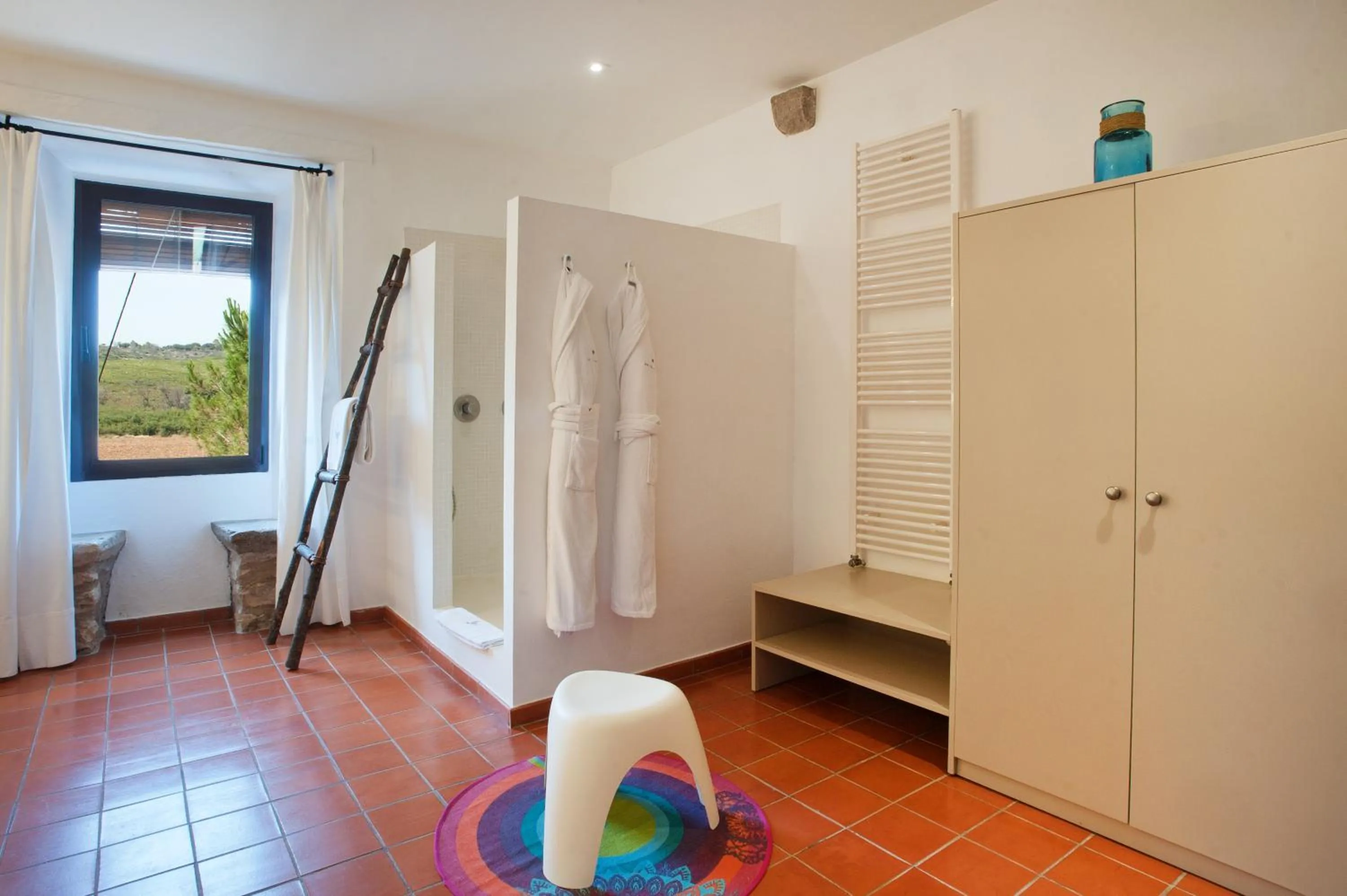 Shower in Mas Falgarona Hotel Boutique & SPA