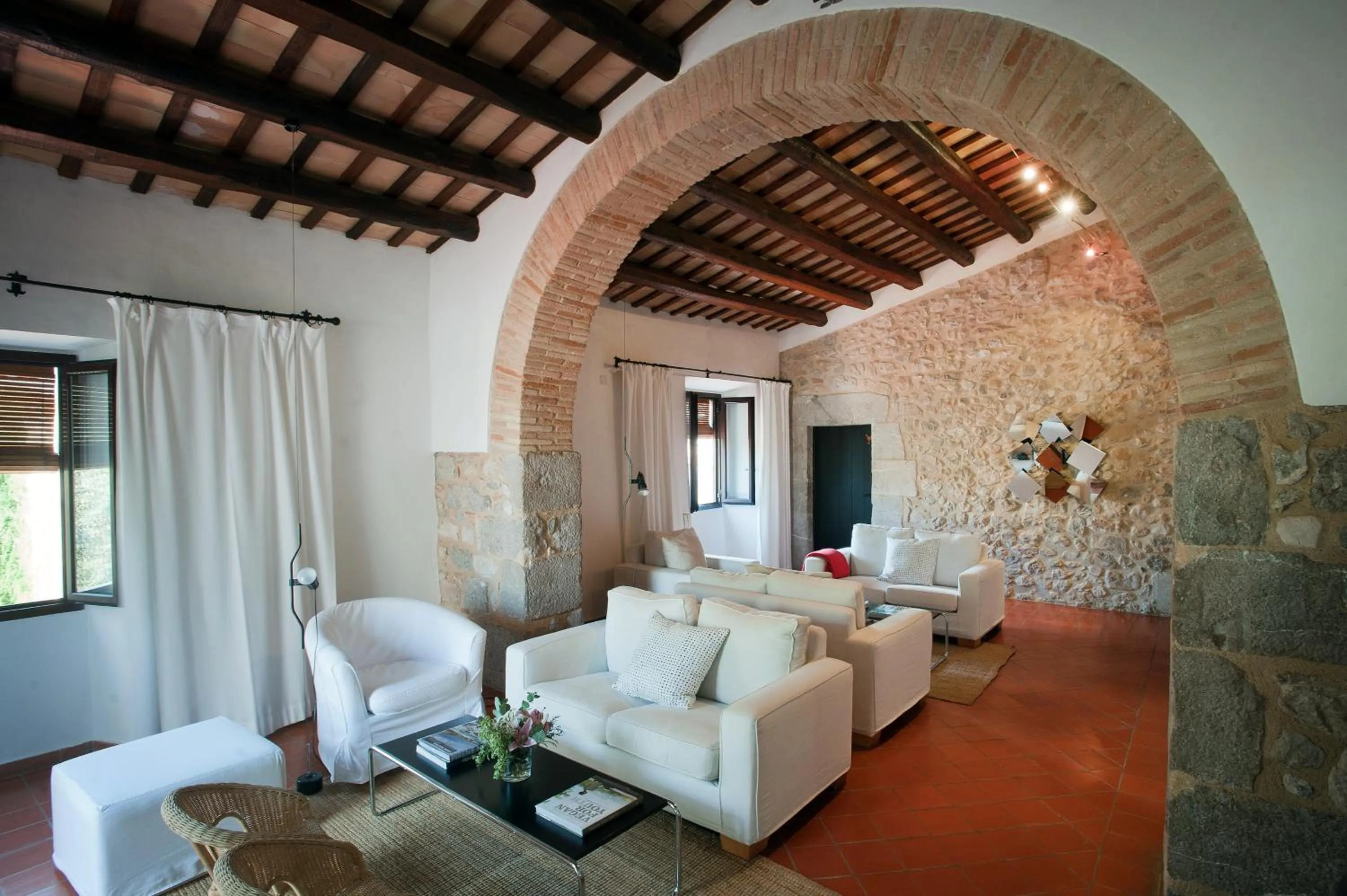 Living room in Mas Falgarona Hotel Boutique & SPA