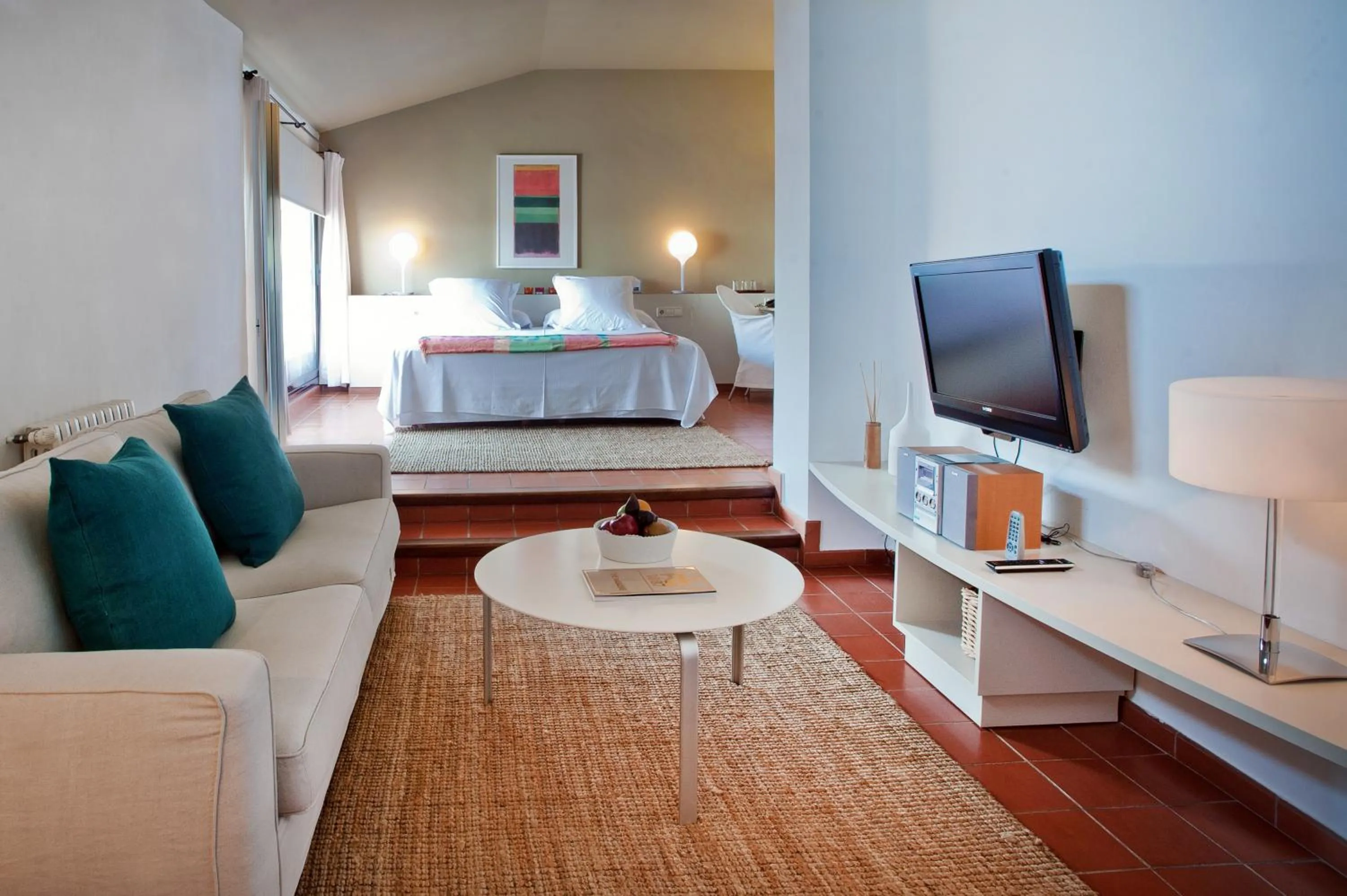 TV and multimedia, Bed in Mas Falgarona Hotel Boutique & SPA